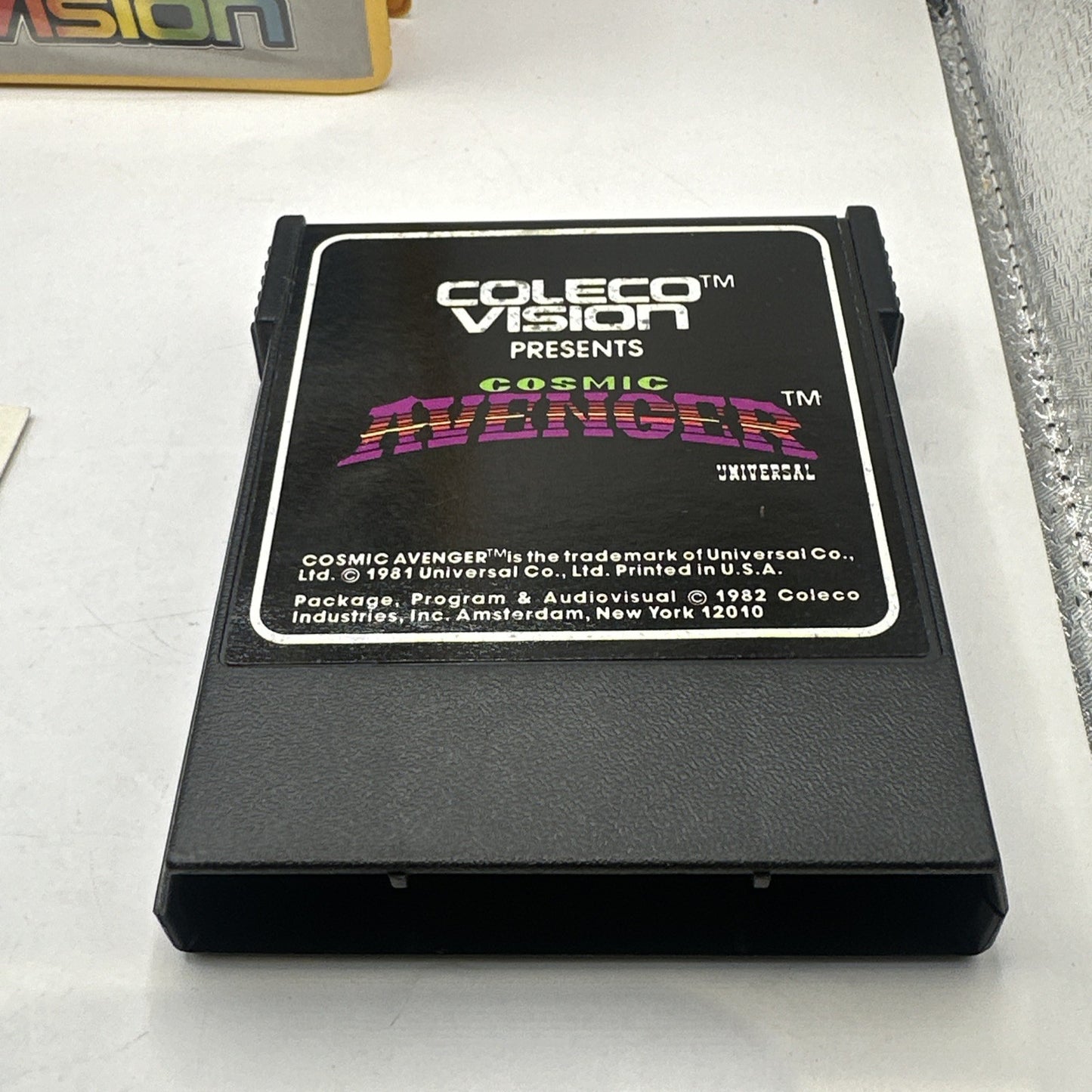 Cosmic Avenger • ColecoVision Game In Box + Manual (1982) Australian PAL • Boxed