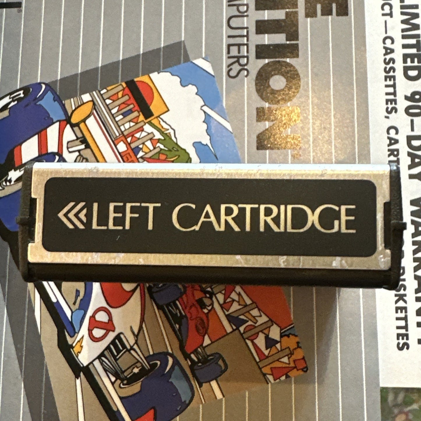 Pole Position • Atari XE/XL/400/800 PC Game In Box + Manual (1987) Boxed • CIB