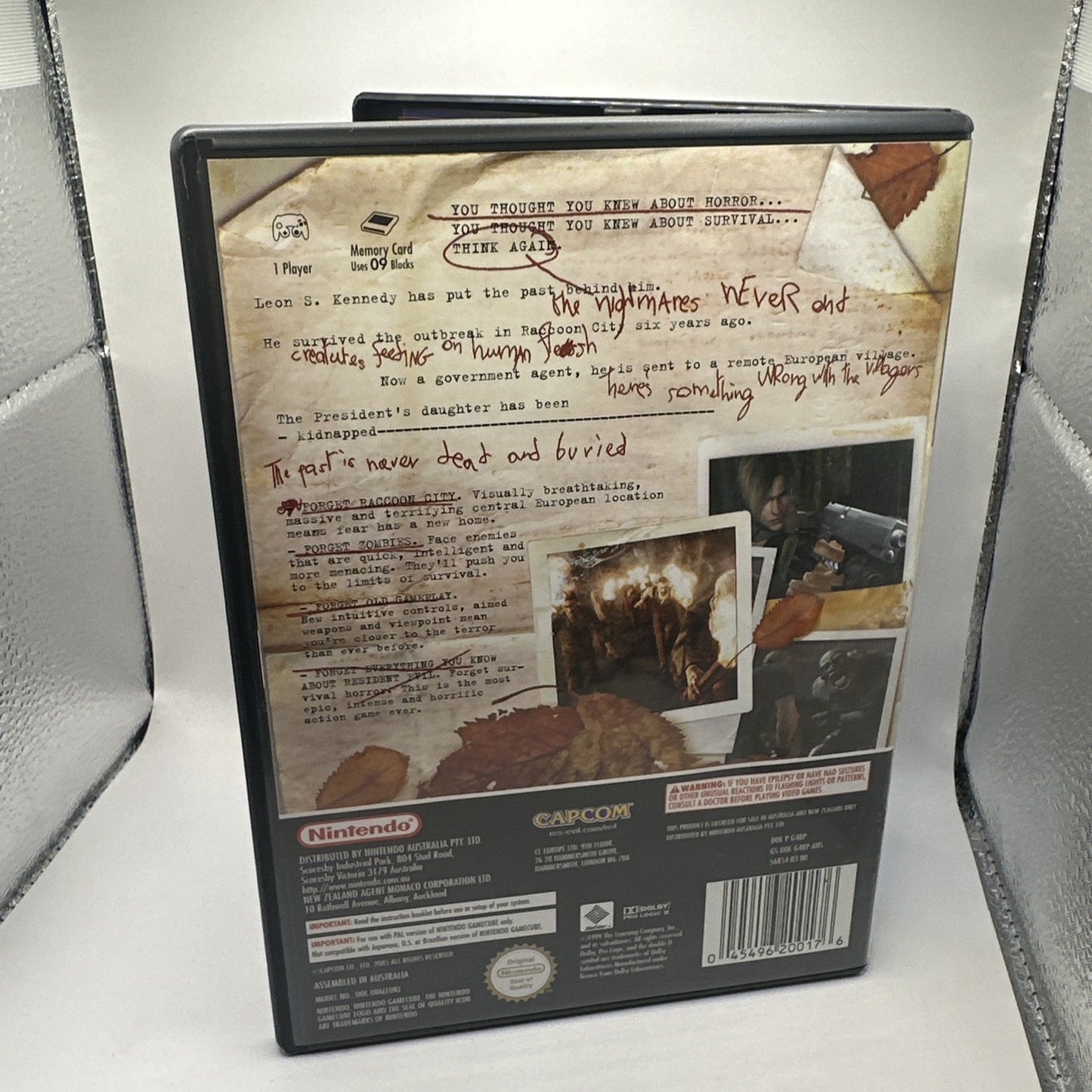 Resident Evil 4 • Nintendo GameCube Game + Manual (2005) PAL AUS • Complete CIB