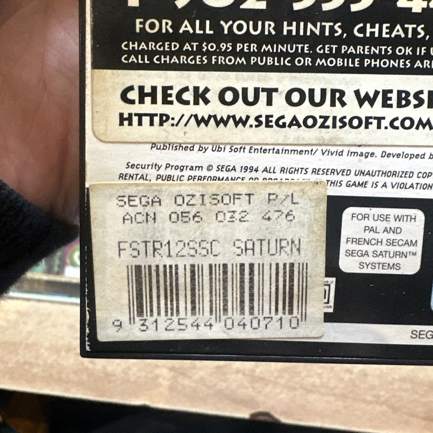 Street Racer • Sega Saturn Game + Manual PAL (1995) Complete CIB • Car Racing