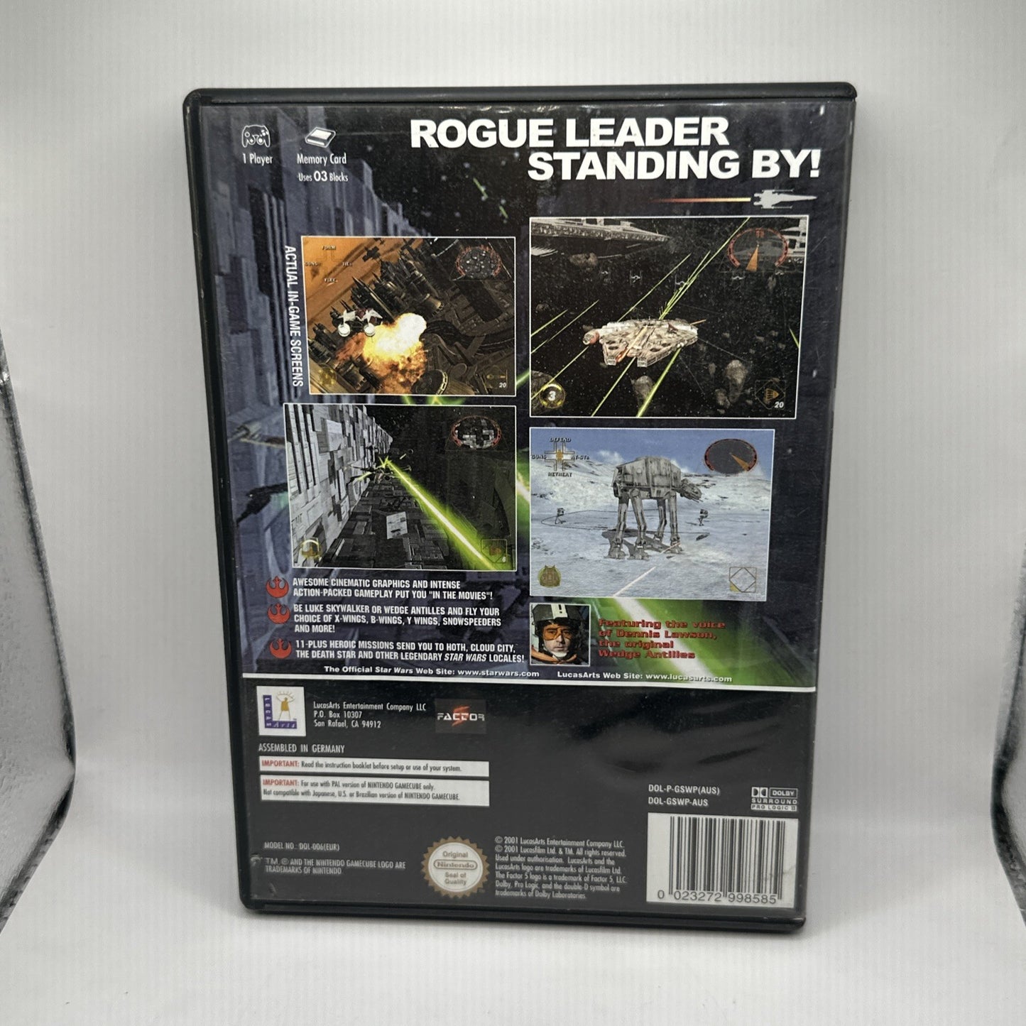 Star Wars Rogue Leader: Rogue Squadron II • Nintendo GameCube Game (2001) PAL