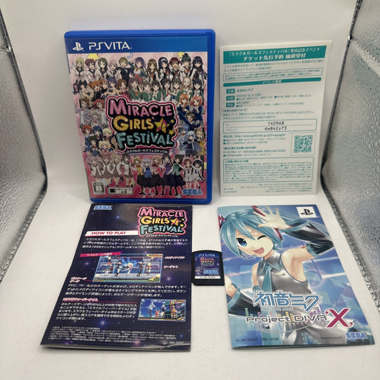 Miracle Girls Festival • PS Vita PlayStation Vita Game (2014) Region Free Japan