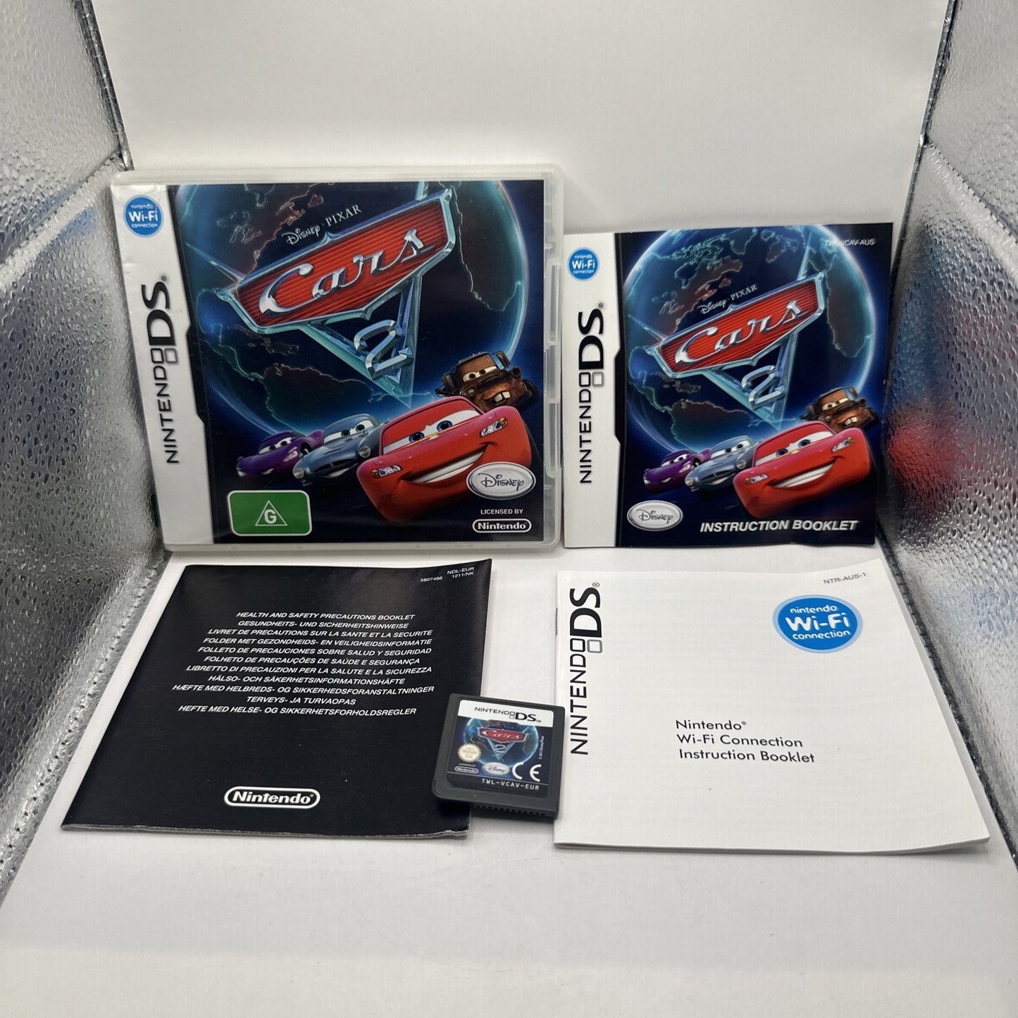 Disney Pixar Cars 2 • Nintendo DS Game + Manual (2011) Complete CIB • PAL AUS