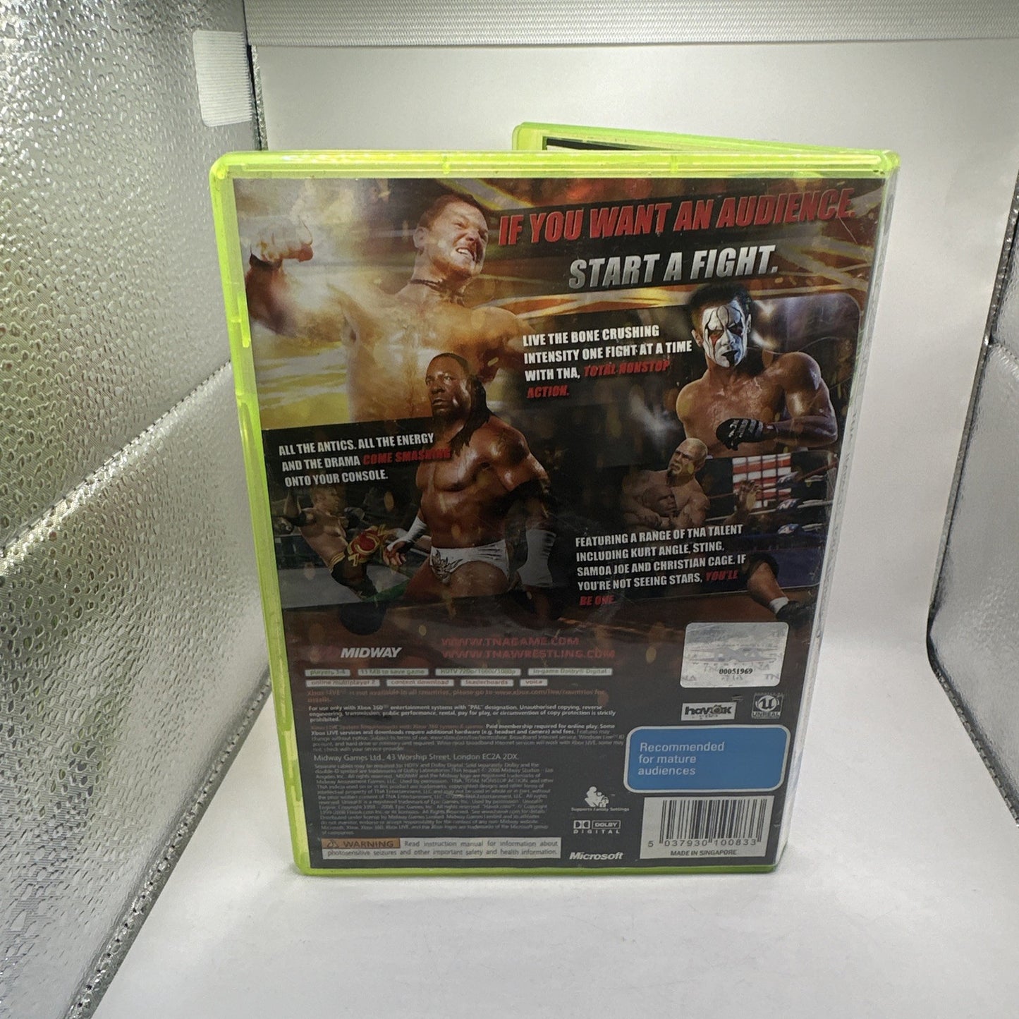 Xbox 360 TNA Impact PAL