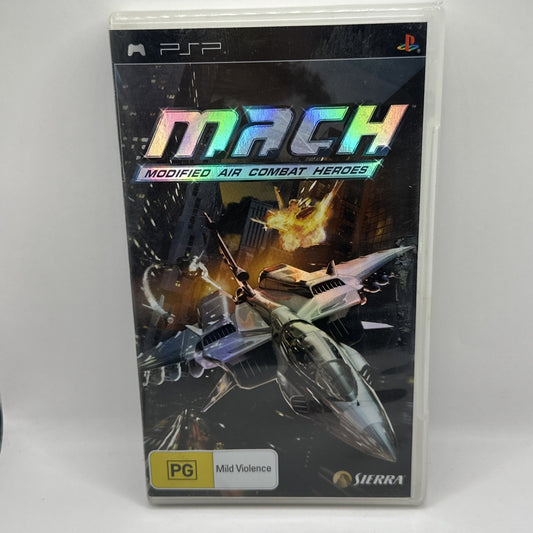 MACH: Modified Air Combat Heroes • PlayStation Portable PSP Game (2006) M.A.C.H.