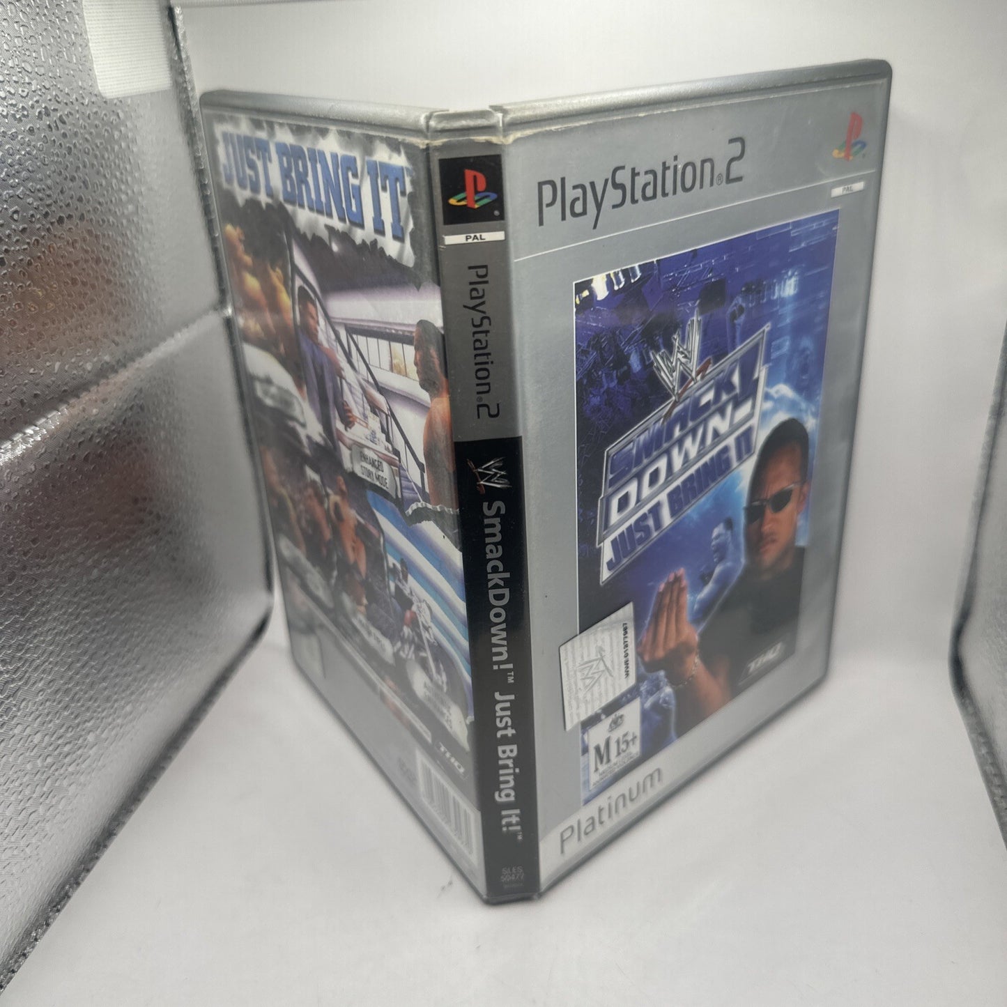 WWE SmackDown! Just Bring It • PlayStation 2 PS2 Game PAL (2001) THQ • Wrestling