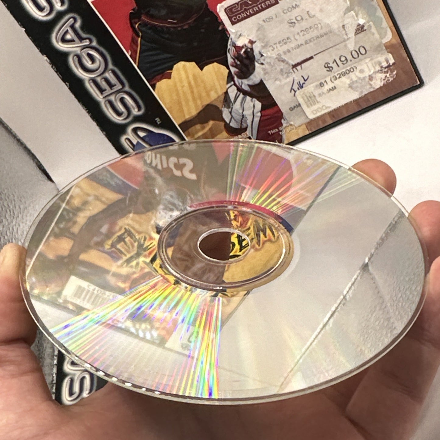 NBA Jam Extreme • Sega Saturn Game + Manual PAL (1996) Complete CIB • EX-RENTAL