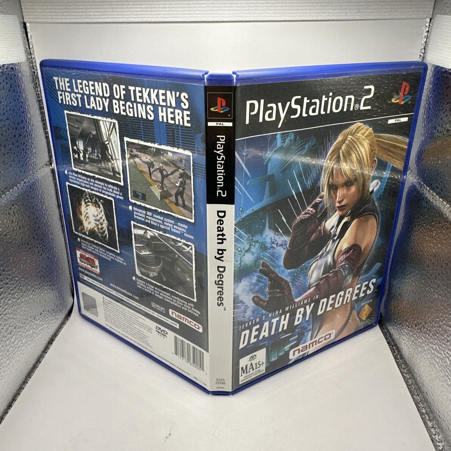 Death By Degrees • PlayStation 2 PS2 + Manual (2004) PAL AUS Complete CIB Tekken