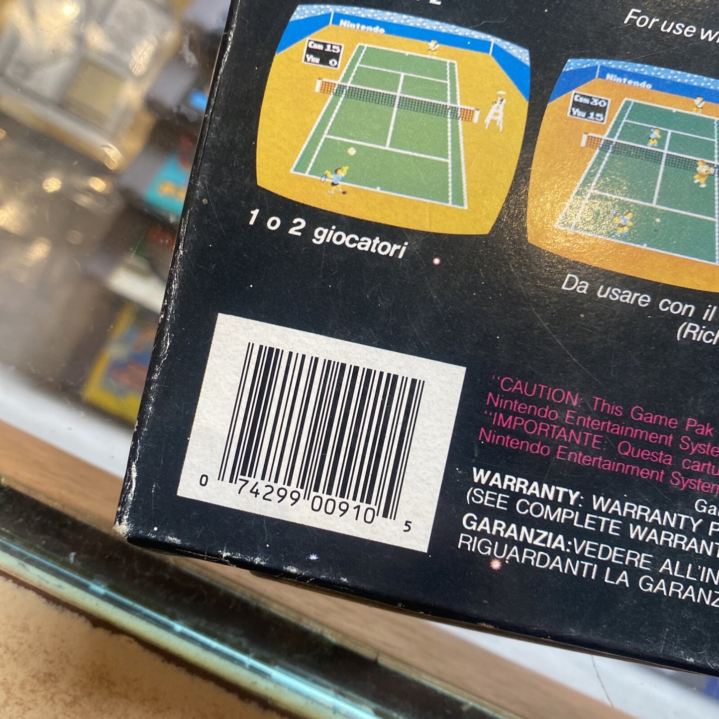 Tennis Nintendo Entertainment System NES Game • PAL Boxed Complete • Black Box