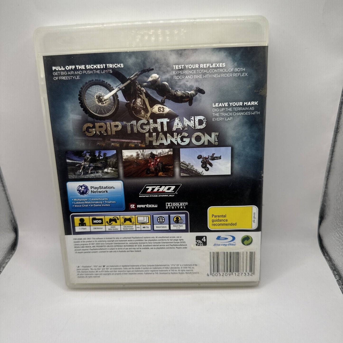 MX Vs ATV Reflex • Sony Playstation 3 PS3 Game + Manual (2009) Complete • AUS