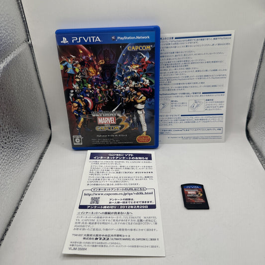 Ultimate Marvel vs. Capcom 3 • PS Vita Playstation Vita Game • Japanese