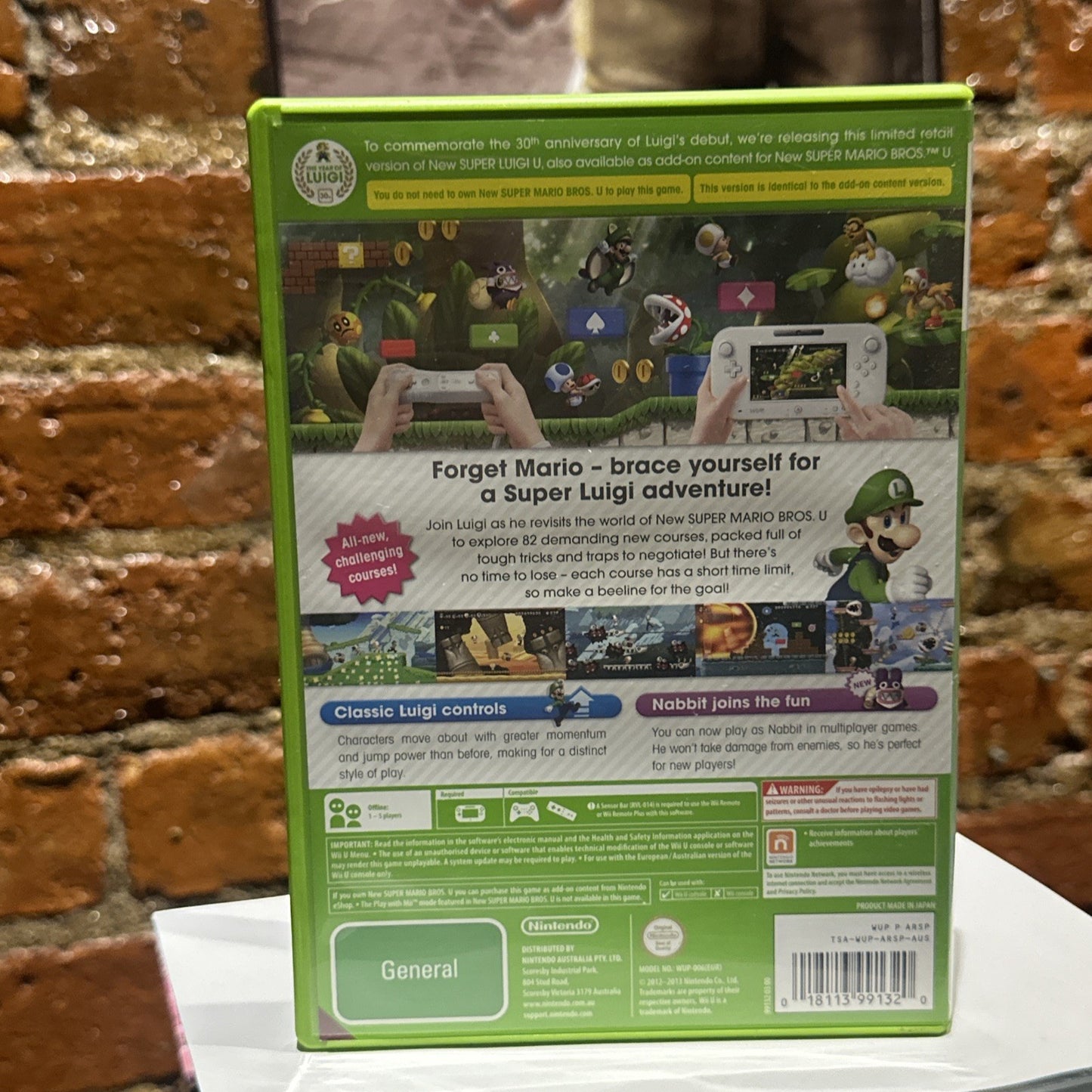 New Super Luigi U • Nintendo Wii U Game (2013) AUS PAL • Complete • Mario Bros