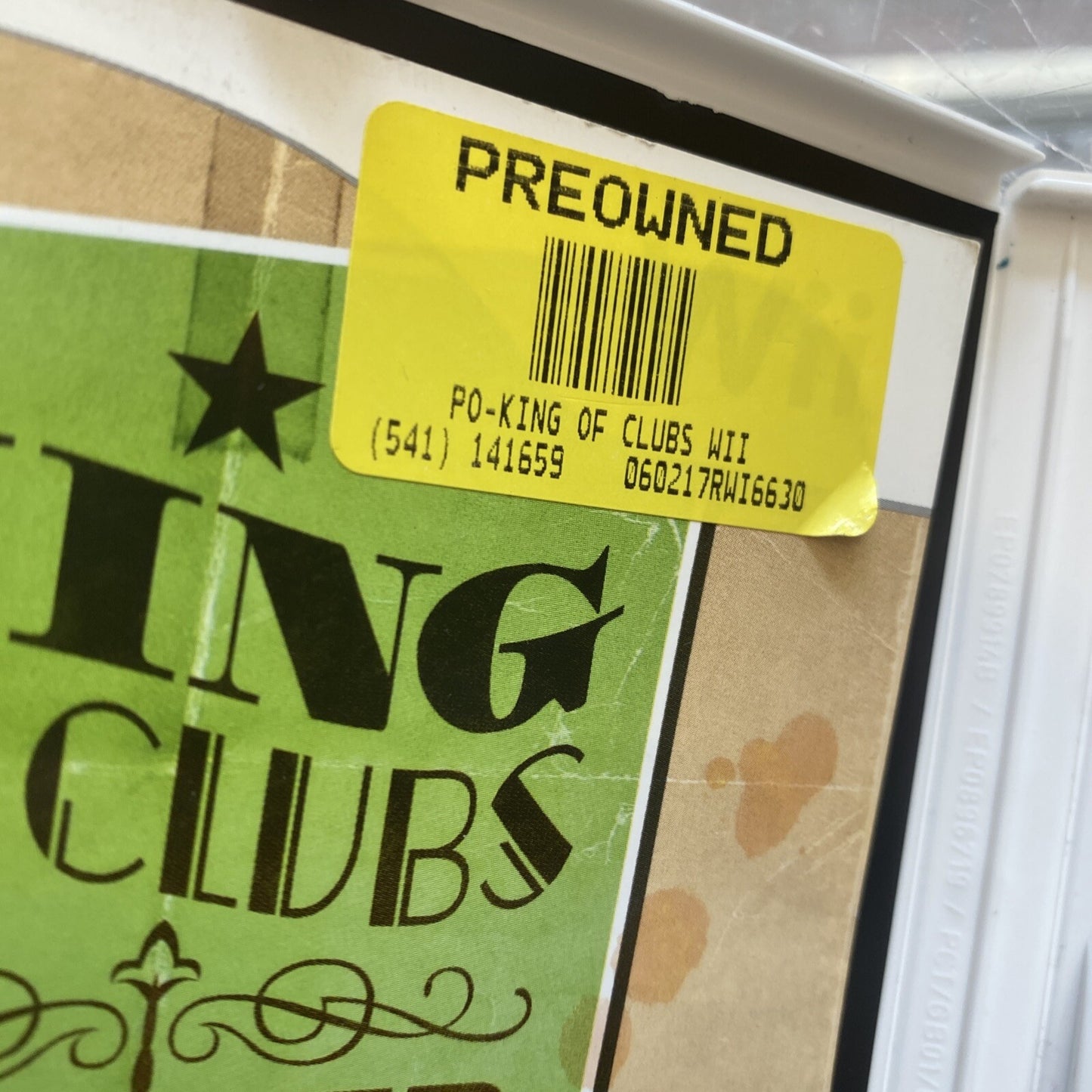 King Of Clubs Nintendo Wii Game + Manual PAL • Golf Wii Games • Oxygen Games