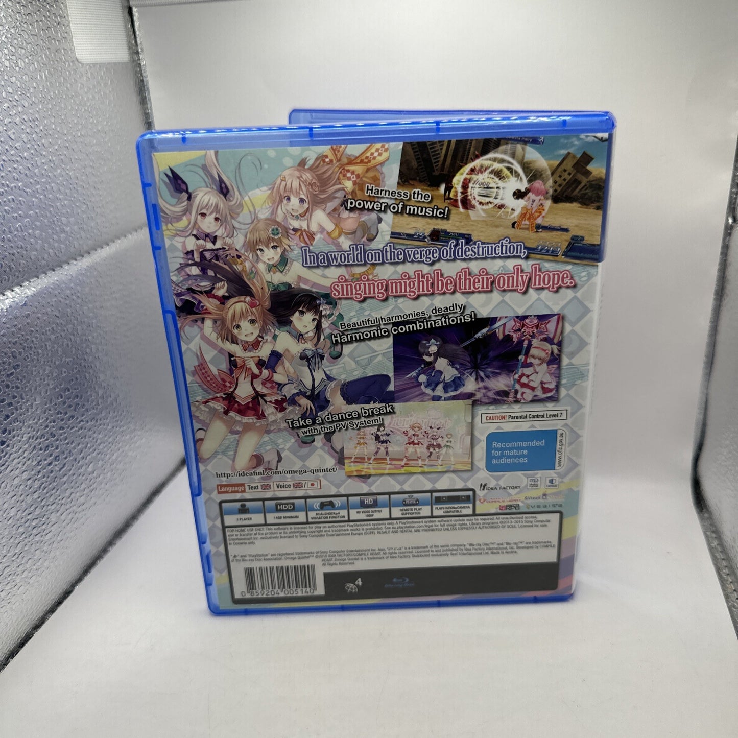 Omega Quintet • Sony PlayStation 4 PS4 Game + Manual (2015) Australian Complete