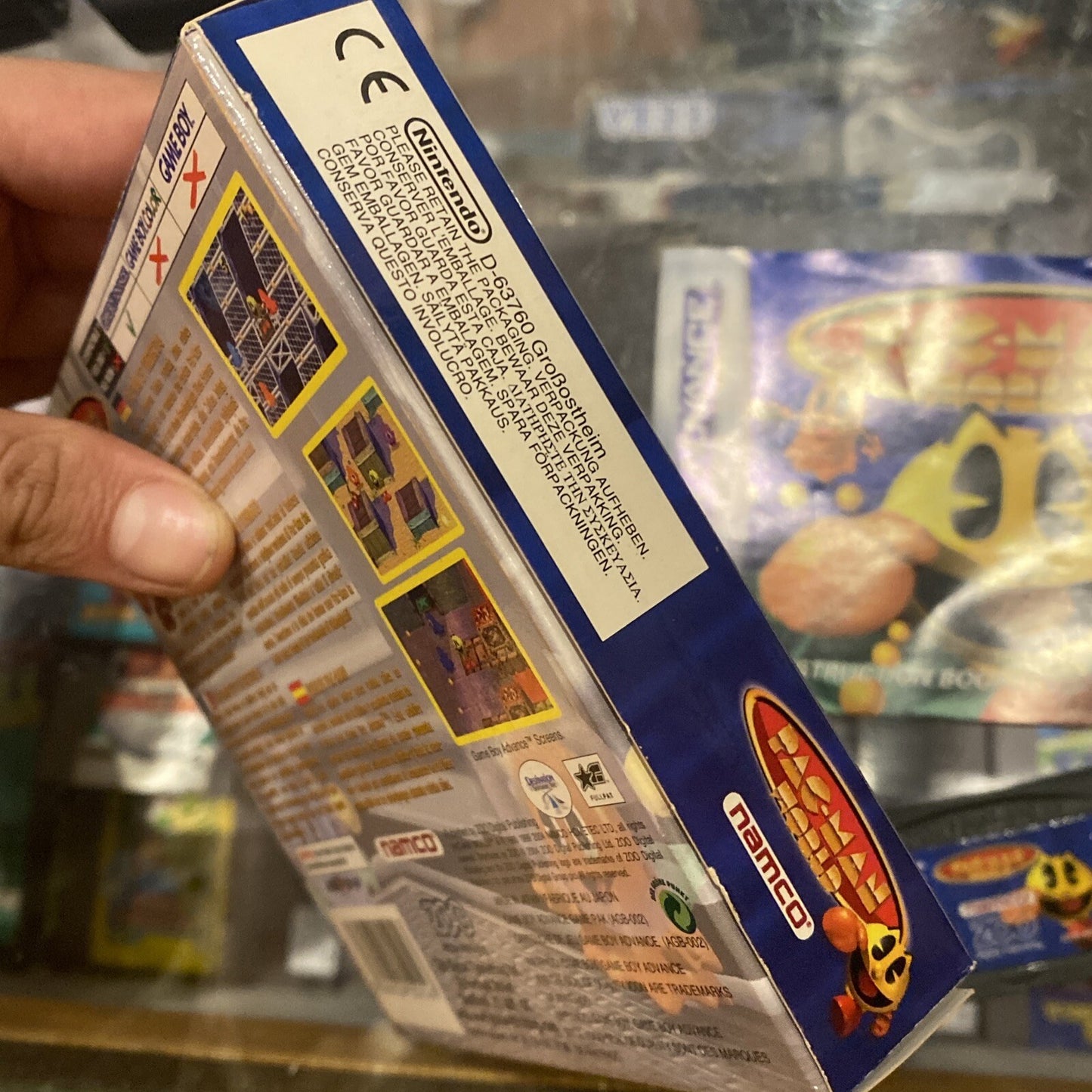 PAC-MAN World Gameboy Advance Game Boxed + Manual • AU PAL • Namco Game Boy