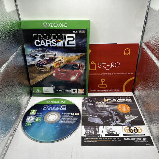 Project Cars 2 • Xbox One Game (2017) Complete CIB • PAL AUS • Car Racing