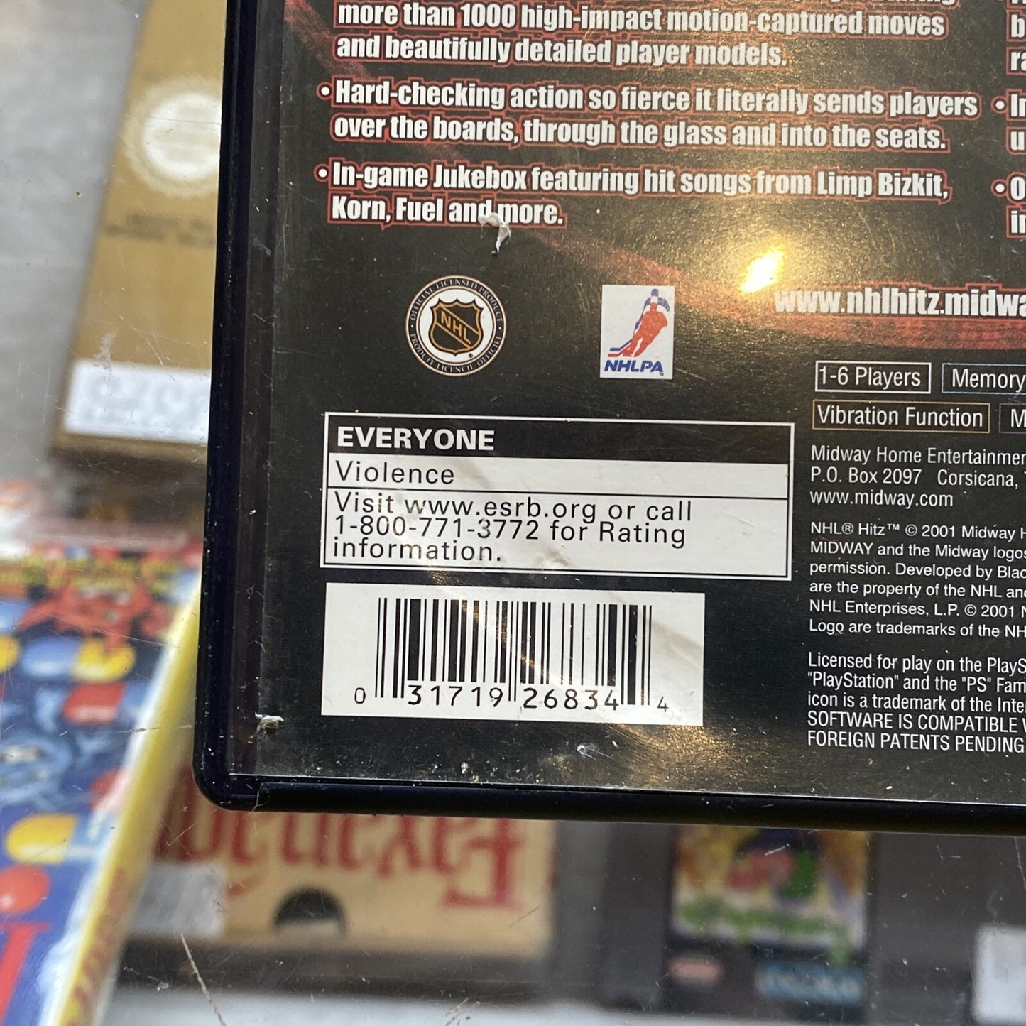 NHL Hitz 2002 PlayStation 2 Game + Manual PS2 Ice Hockey Games 02 NTSC-U/C 2001