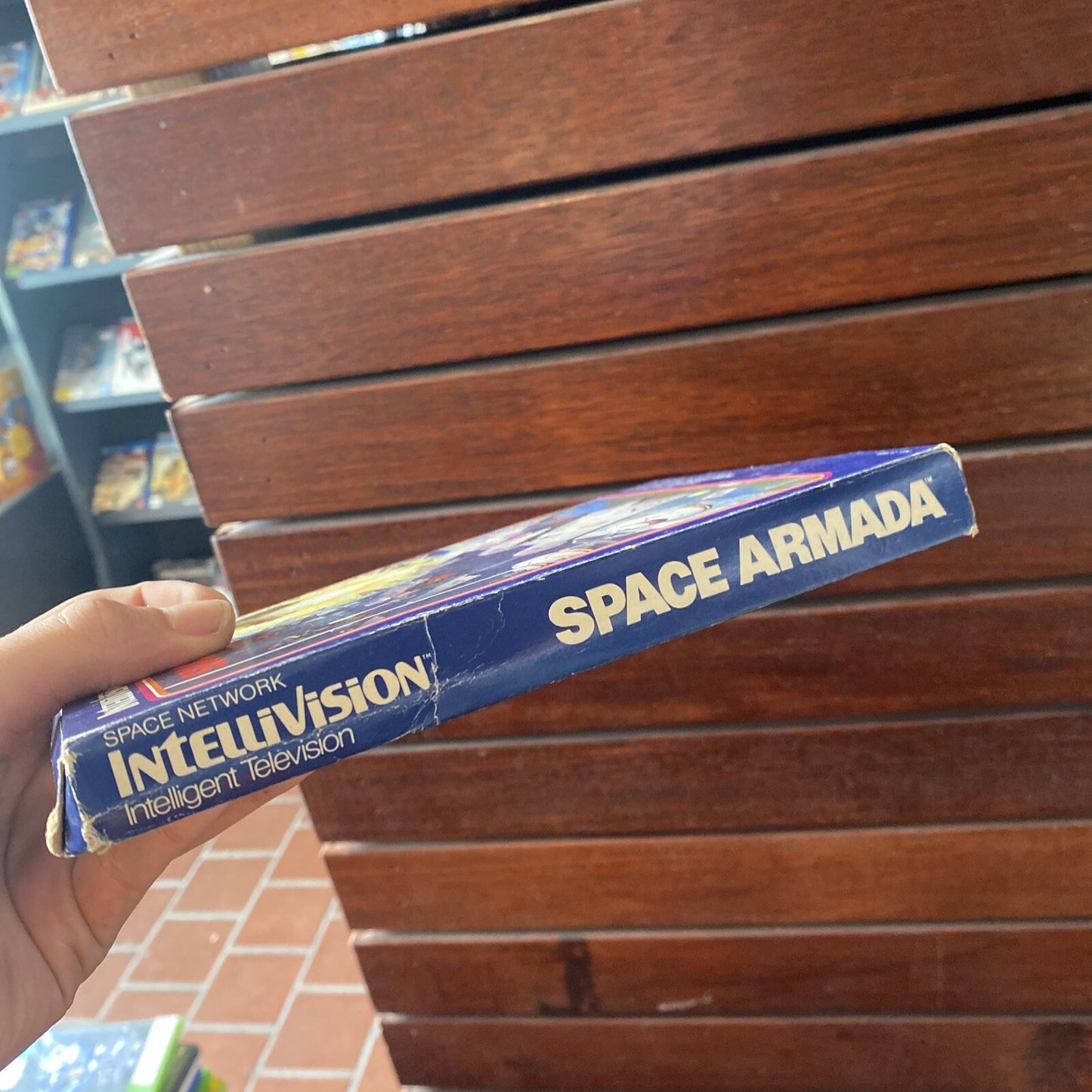 Space Armada Intellivision Game In Box + Manual + Both Overlays • Boxed • Mattel