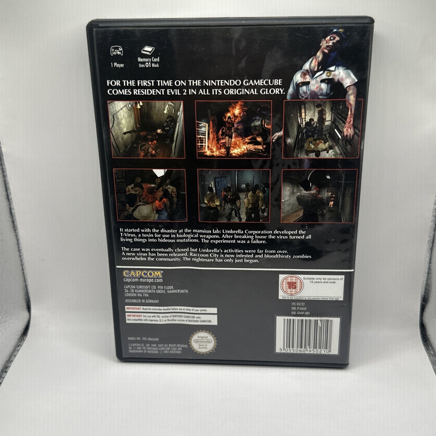 Resident Evil 2 • Nintendo GameCube Game + Manual (2003) PAL • Complete CIB