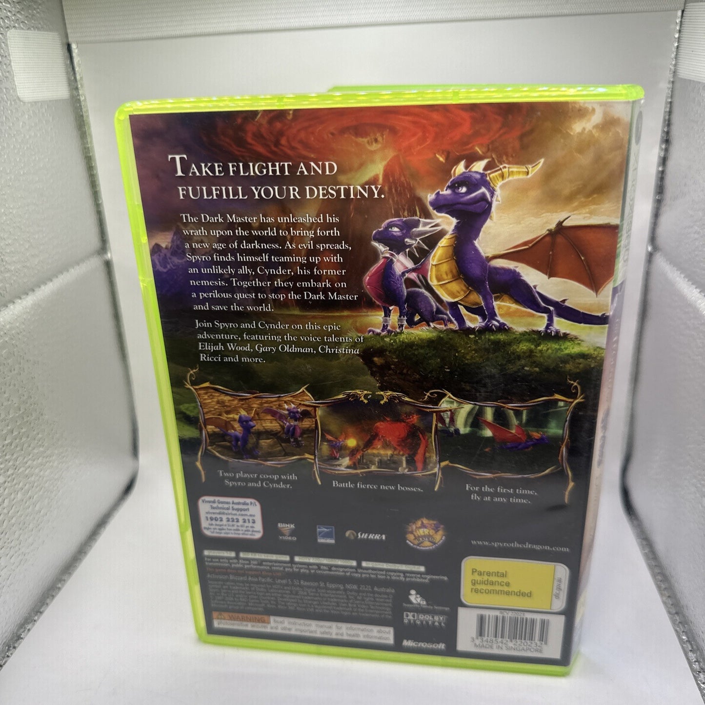 The Legend Of Spyro: Dawn Of The Dragon • Xbox 360 Game + Manual (2008) AUS PAL