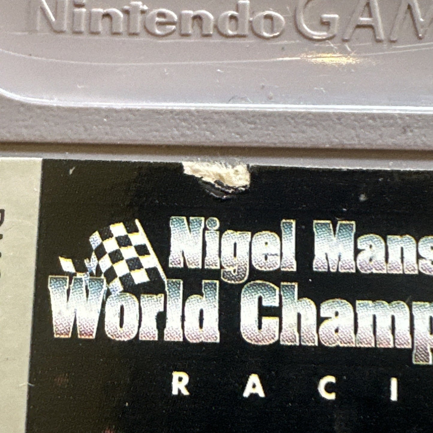 Nigel Mansell’s World Championship Racing • Nintendo Gameboy Game Cartridge Only