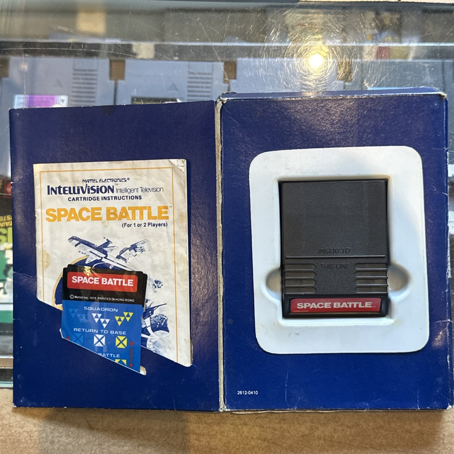 Space Battle • Intellivision Game + Manual & Overlays (1979) Boxed Complete CIB