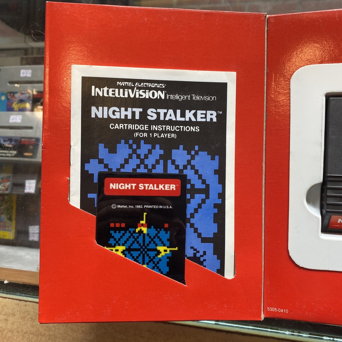 Night Stalker Intellivision Game In Box (1982) Complete Boxed W/ Overlays