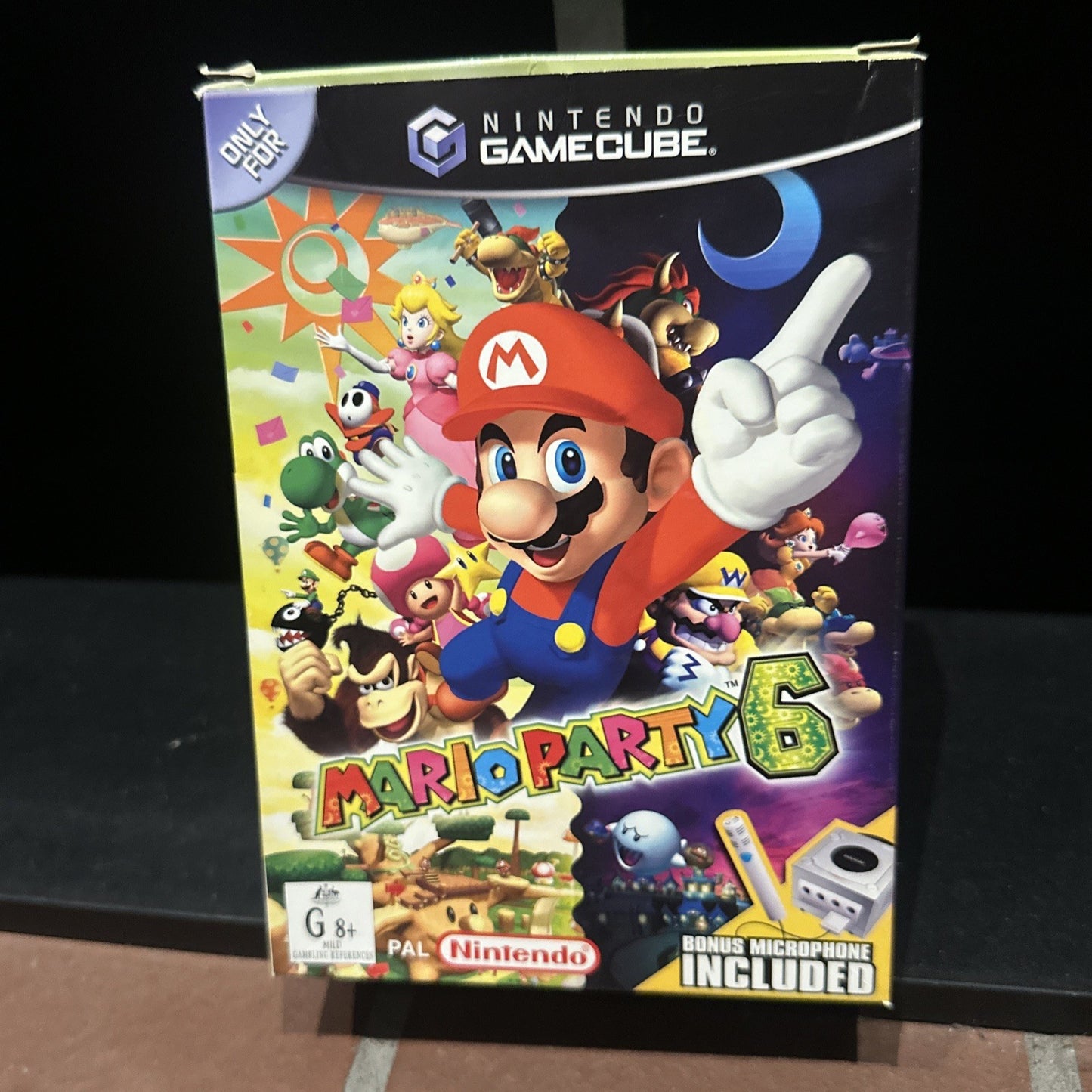 Mario Party 6 • Nintendo Gamecube In Box PAL Boxed Complete + Microphone PAL AUS