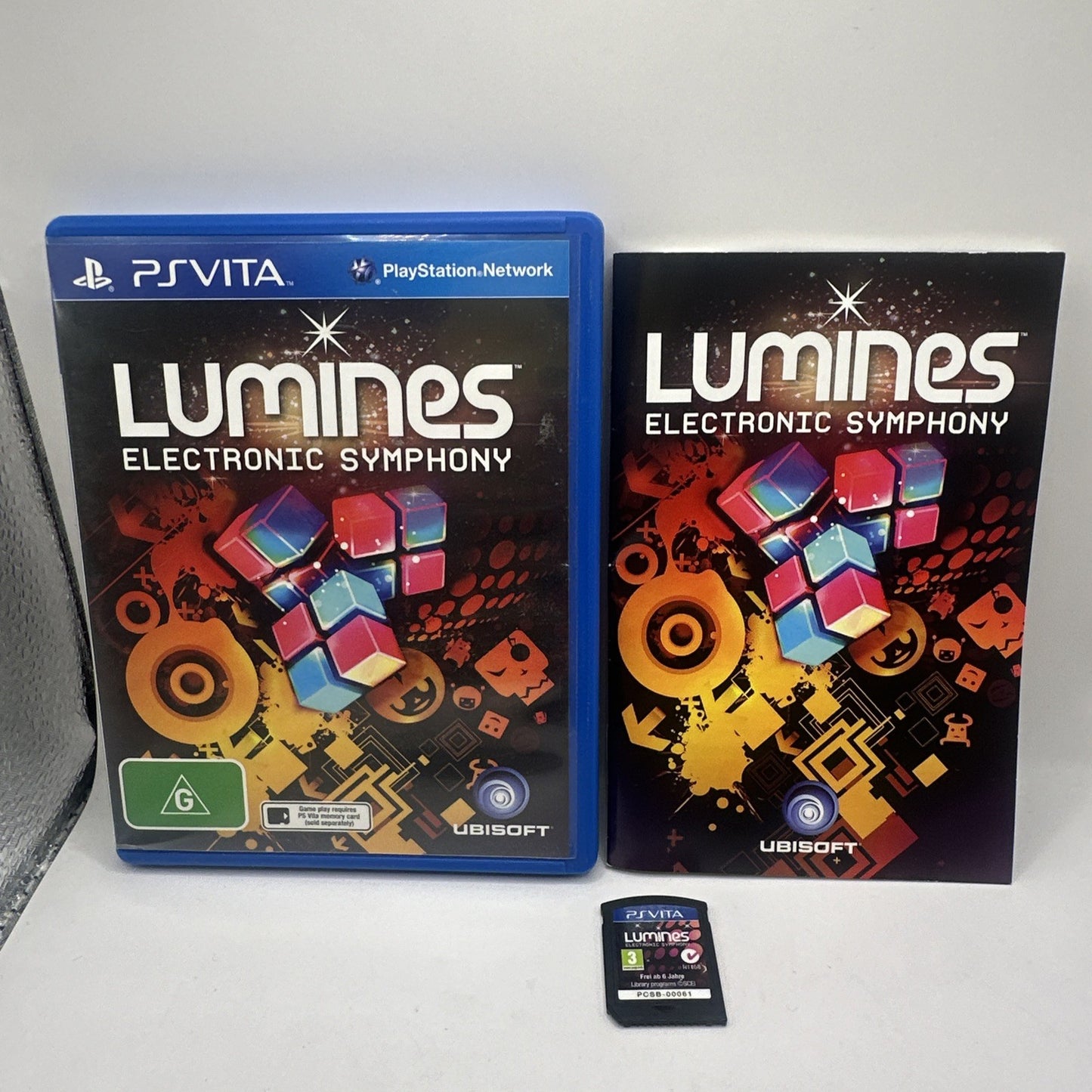 Lumines: Electronic Symphony • PlayStation Vita PS Vita Game + Manual (2012) AUS