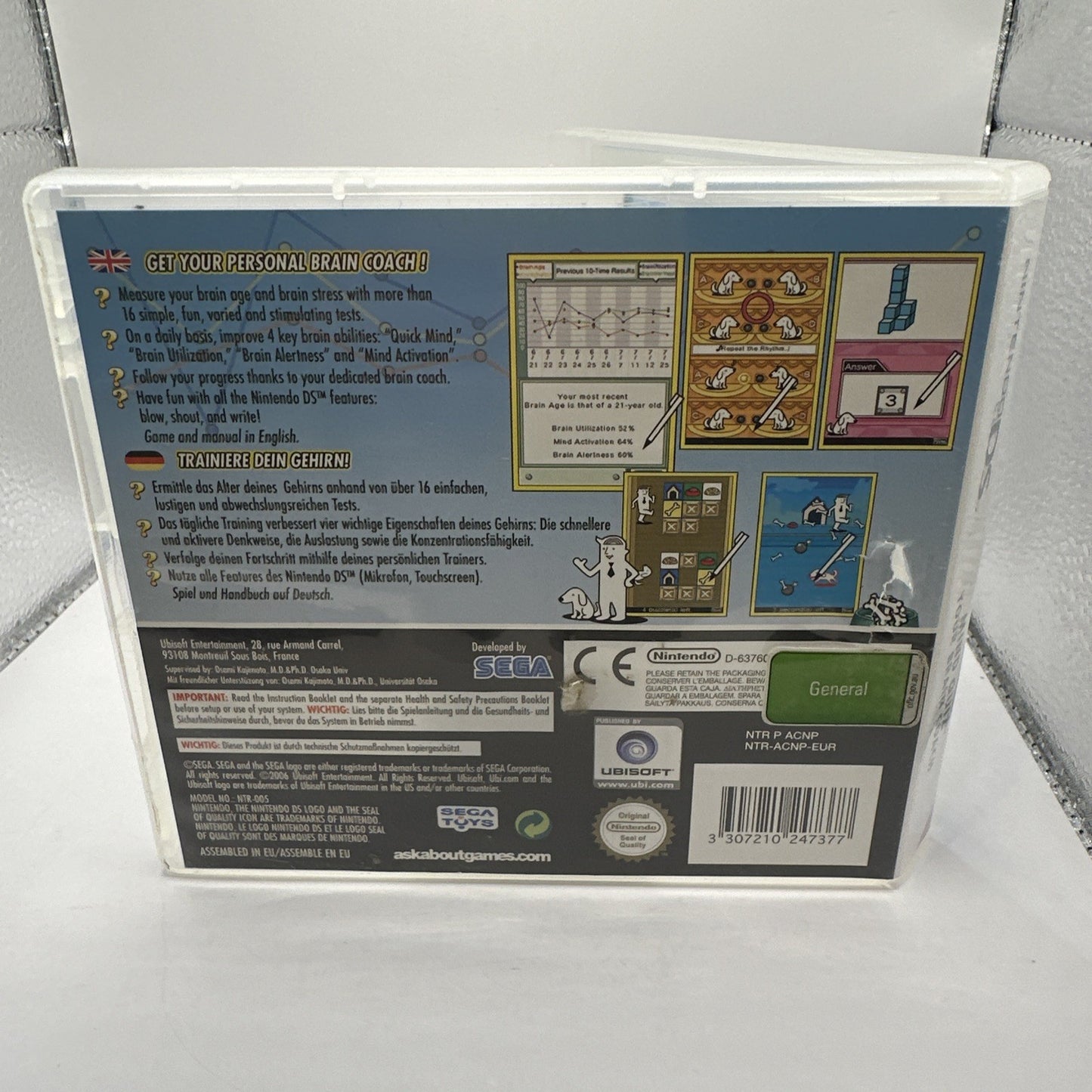 Mind Quiz: Your Brain Coach • Nintendo DS Game + Manual (2006) Complete CIB