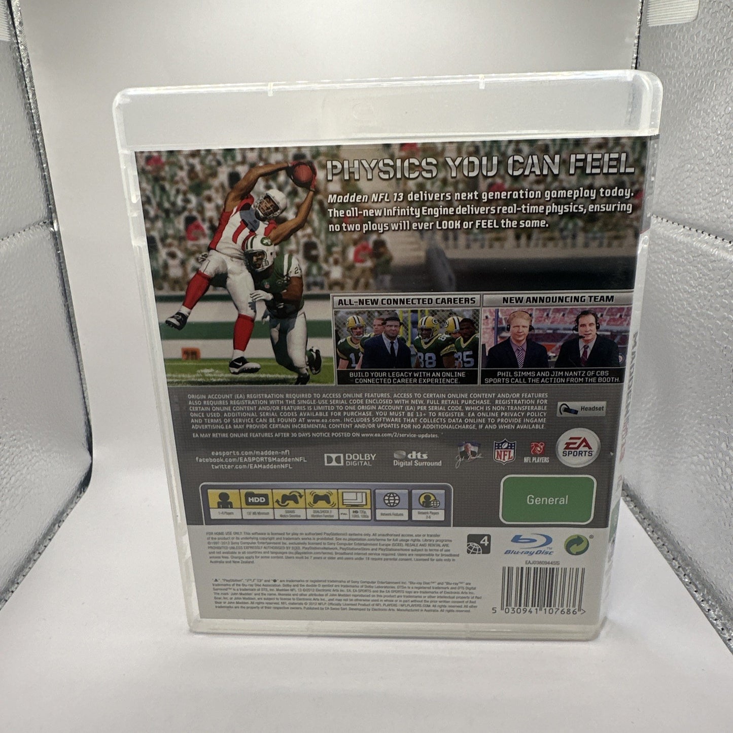 Madden NFL 13 • PlayStation 3 PS3 Game (2013) AUS • American Football