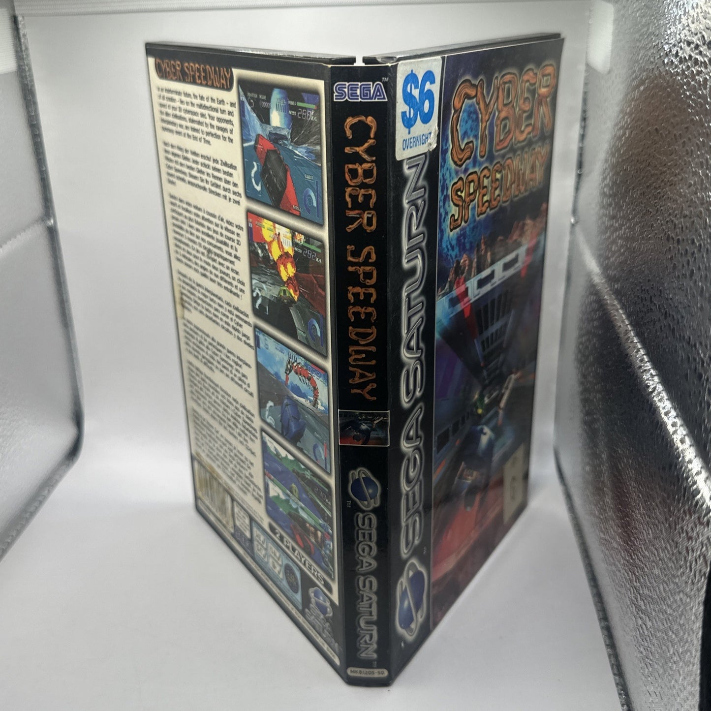 Cyber Speedway Sega Saturn Game + Manual (1995) PAL • Complete CIB • Racing