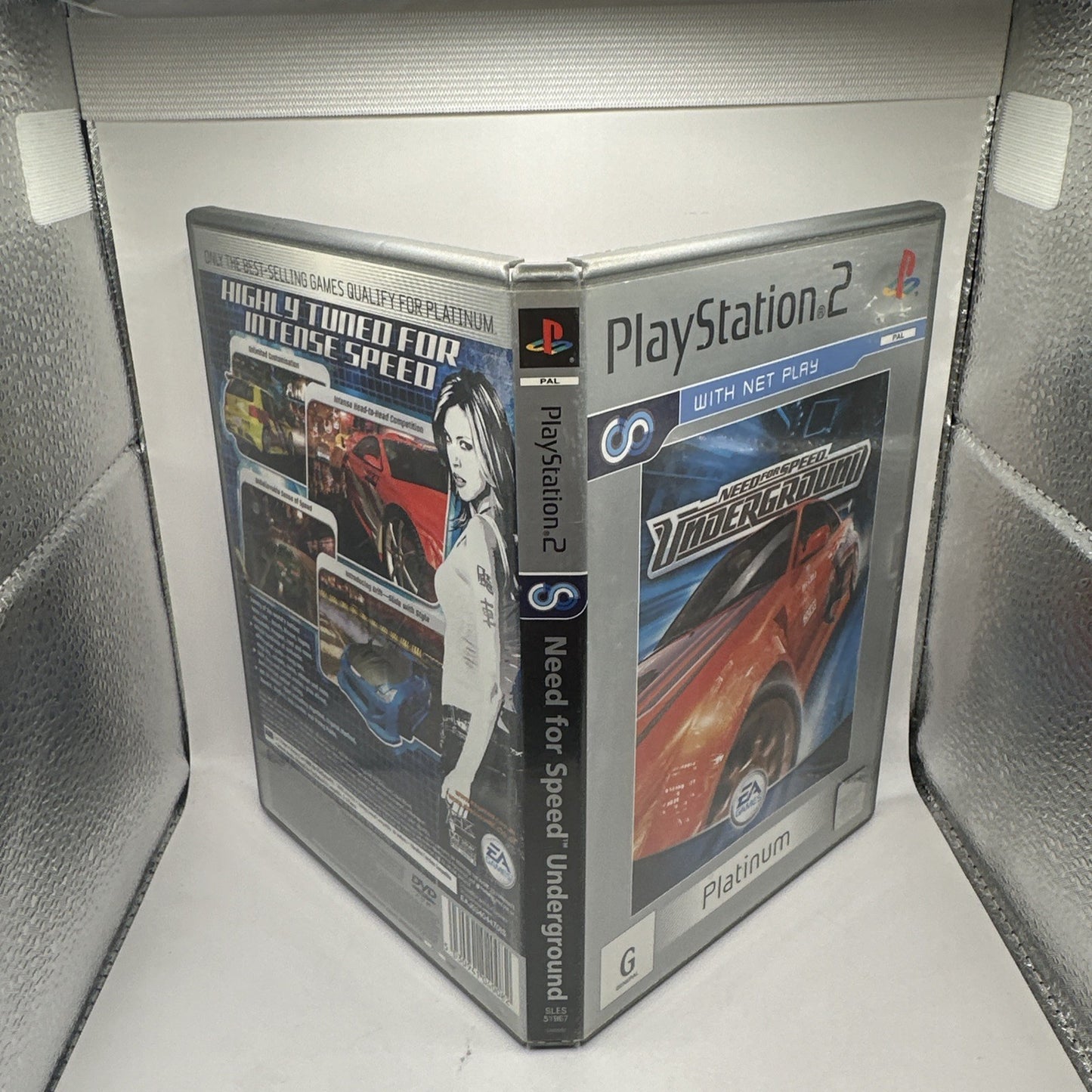 Need For Speed Underground • PlayStation 2 PS2 + Manual (2003) PAL • Car Racing