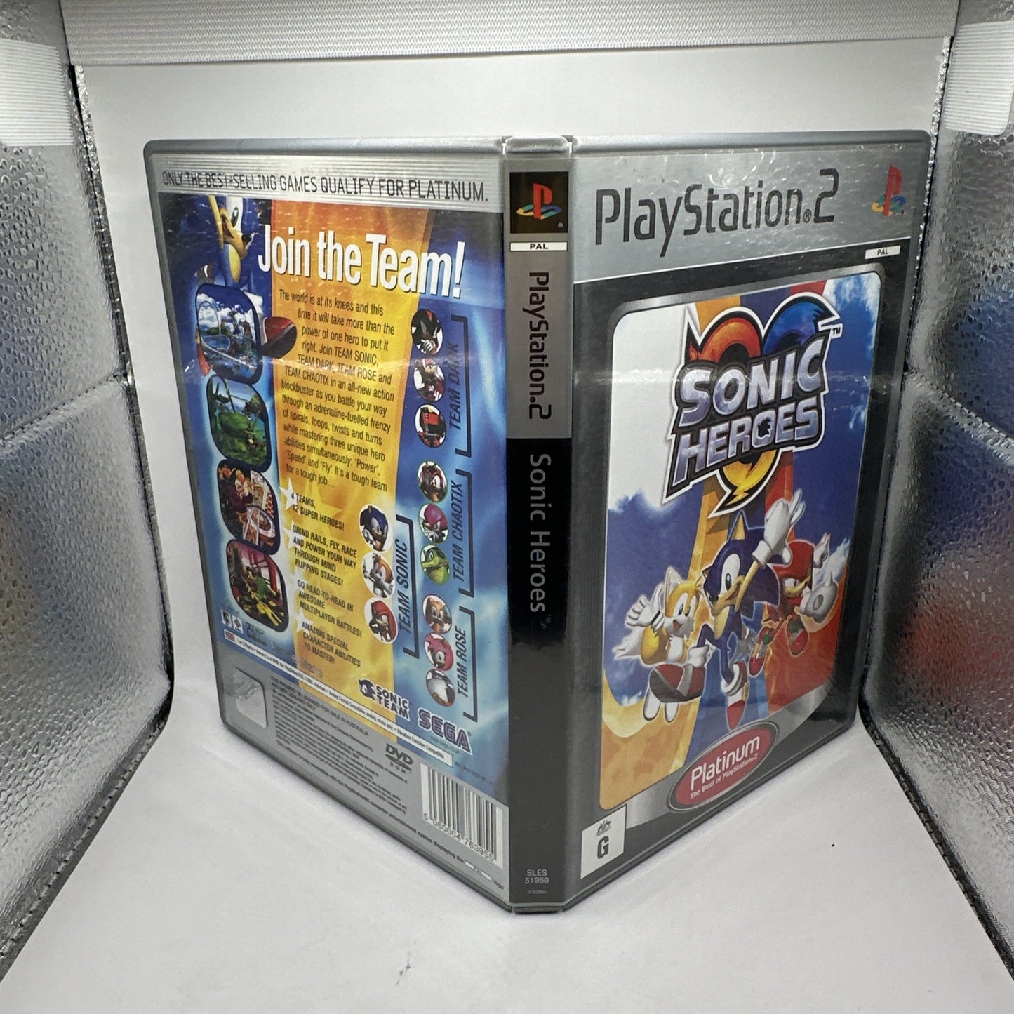 Sonic Heroes • PlayStation 2 PS2 Game + Manual (2003) PAL AUS • Complete • SEGA