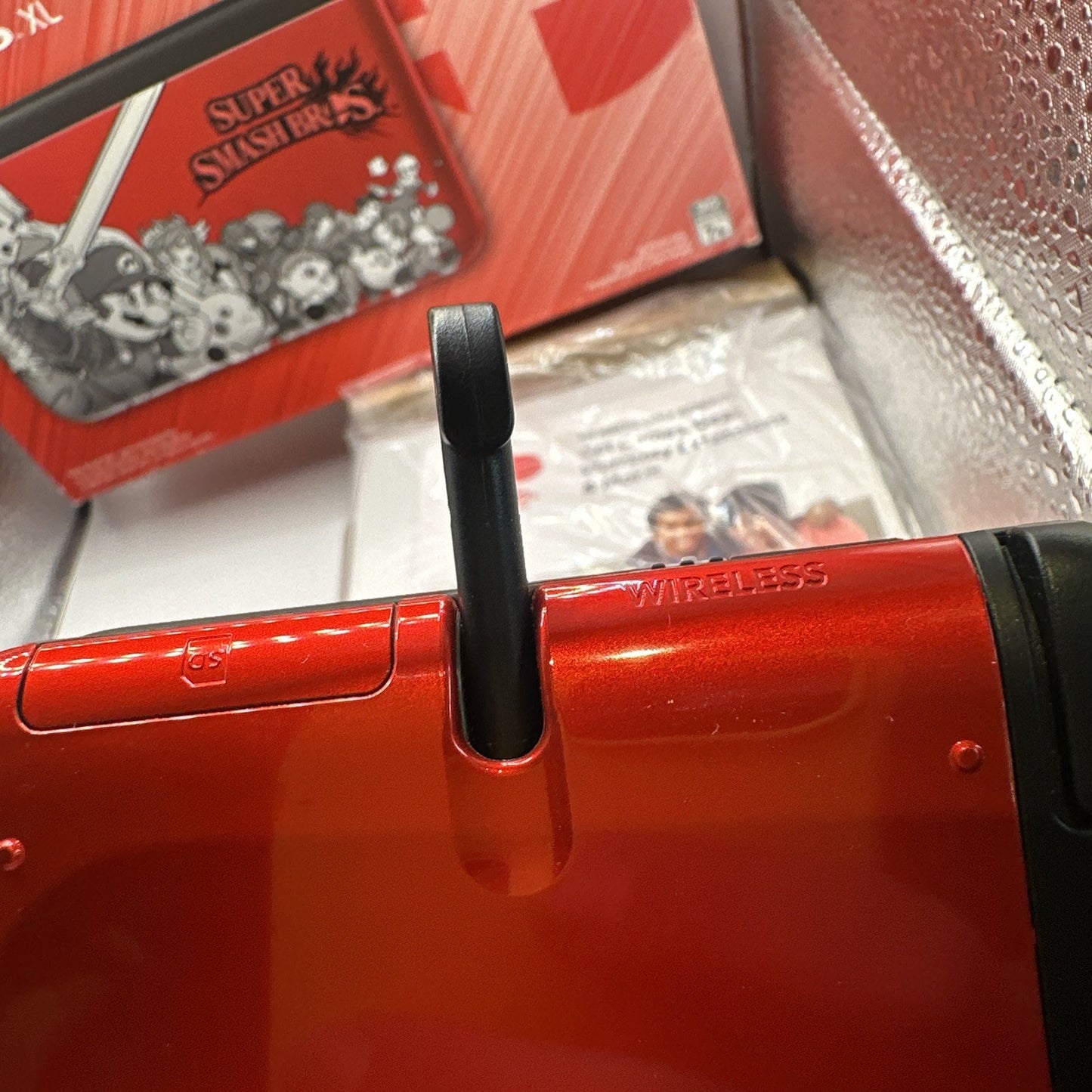 Nintendo 3DS XL Super Smash Bros Edition Red Console Handheld • Boxed • NTSC