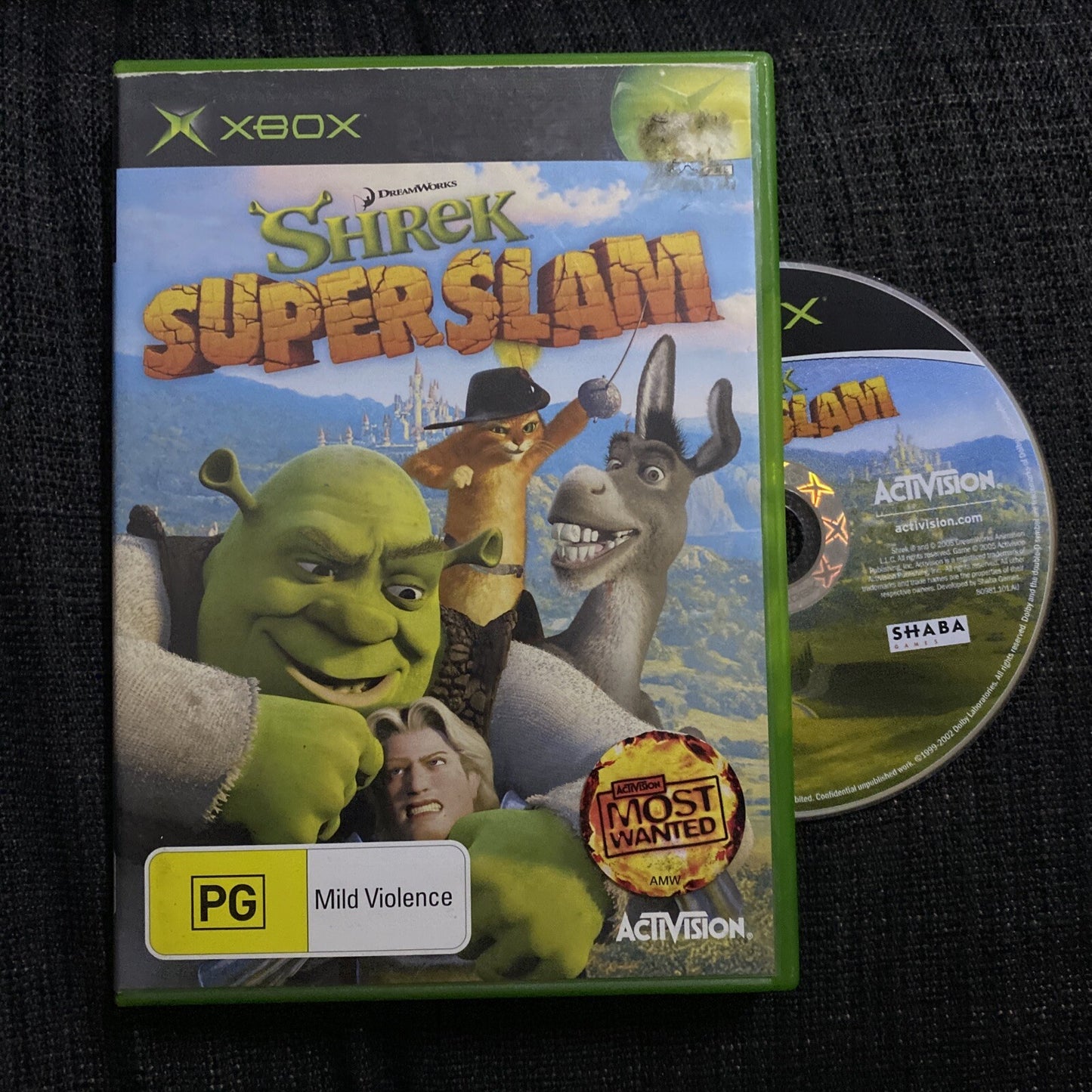 Shrek Super Slam Xbox Original Game *TESTED/WORKING* PAL Xbox Games (No Manual)