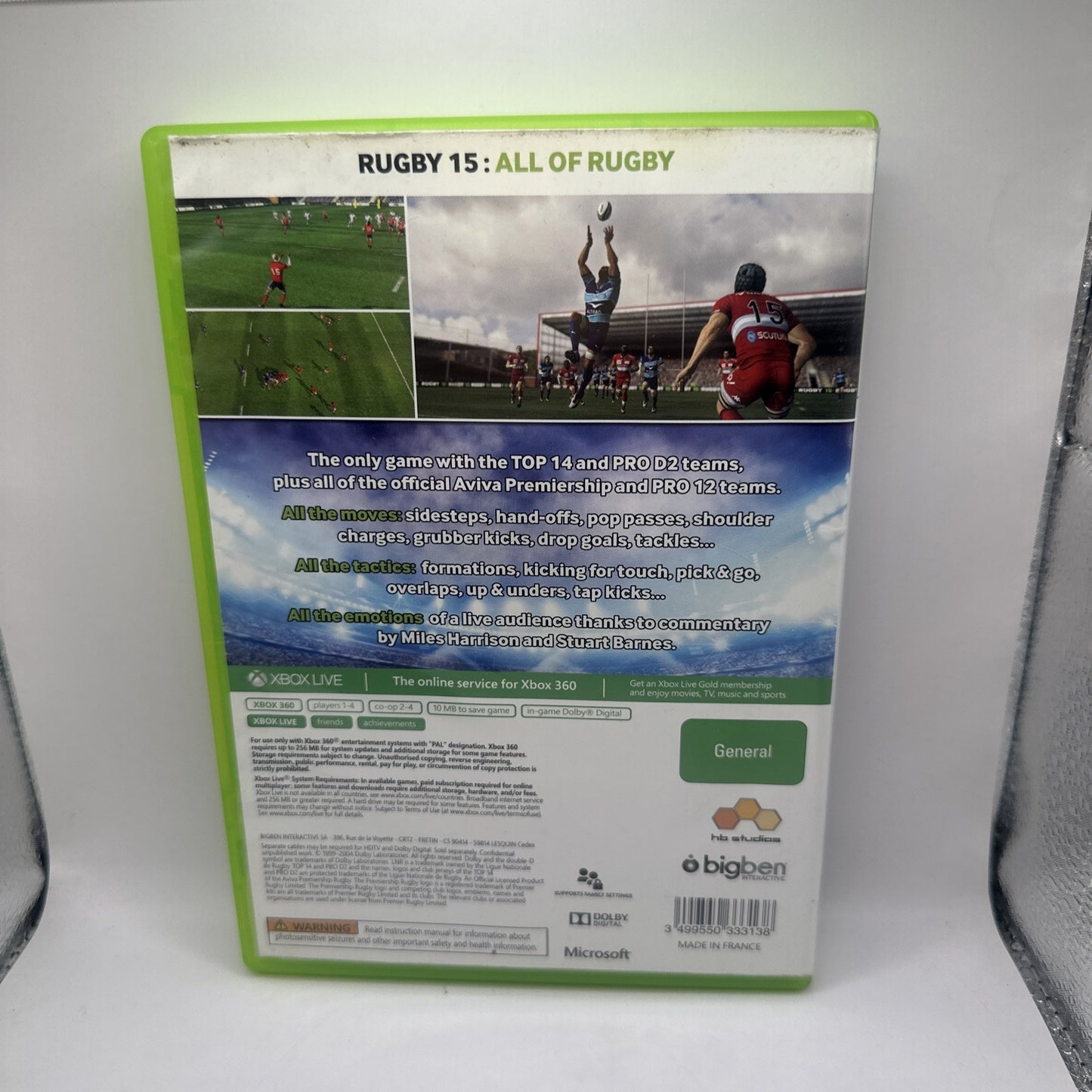 Rugby 15 • Xbox 360 Game • PAL AUS