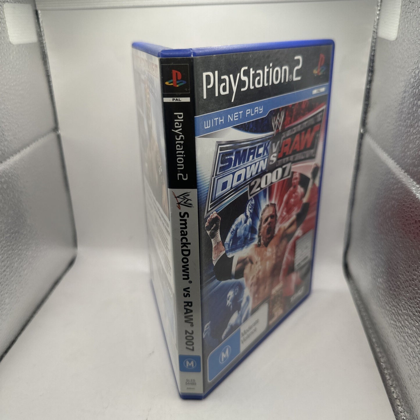 WWE Smackdown Vs Raw 2007 • PlayStation 2 PS2 (2006) THQ • Wrestling WWF