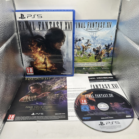 Final Fantasy XVI 16 • Playstation 5 PS5 Game (2023) Complete Region Free • RPG