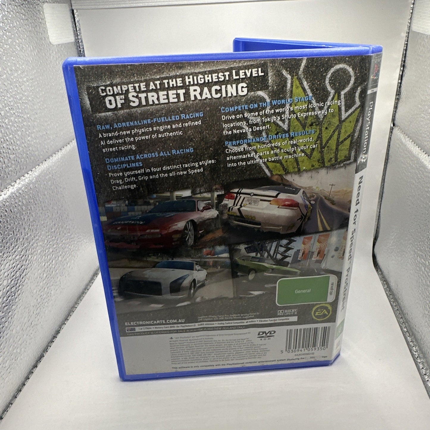 Need for Speed: Pro Street • PlayStation 2 PS2 Game + Manual PAL 2007 Car Racing