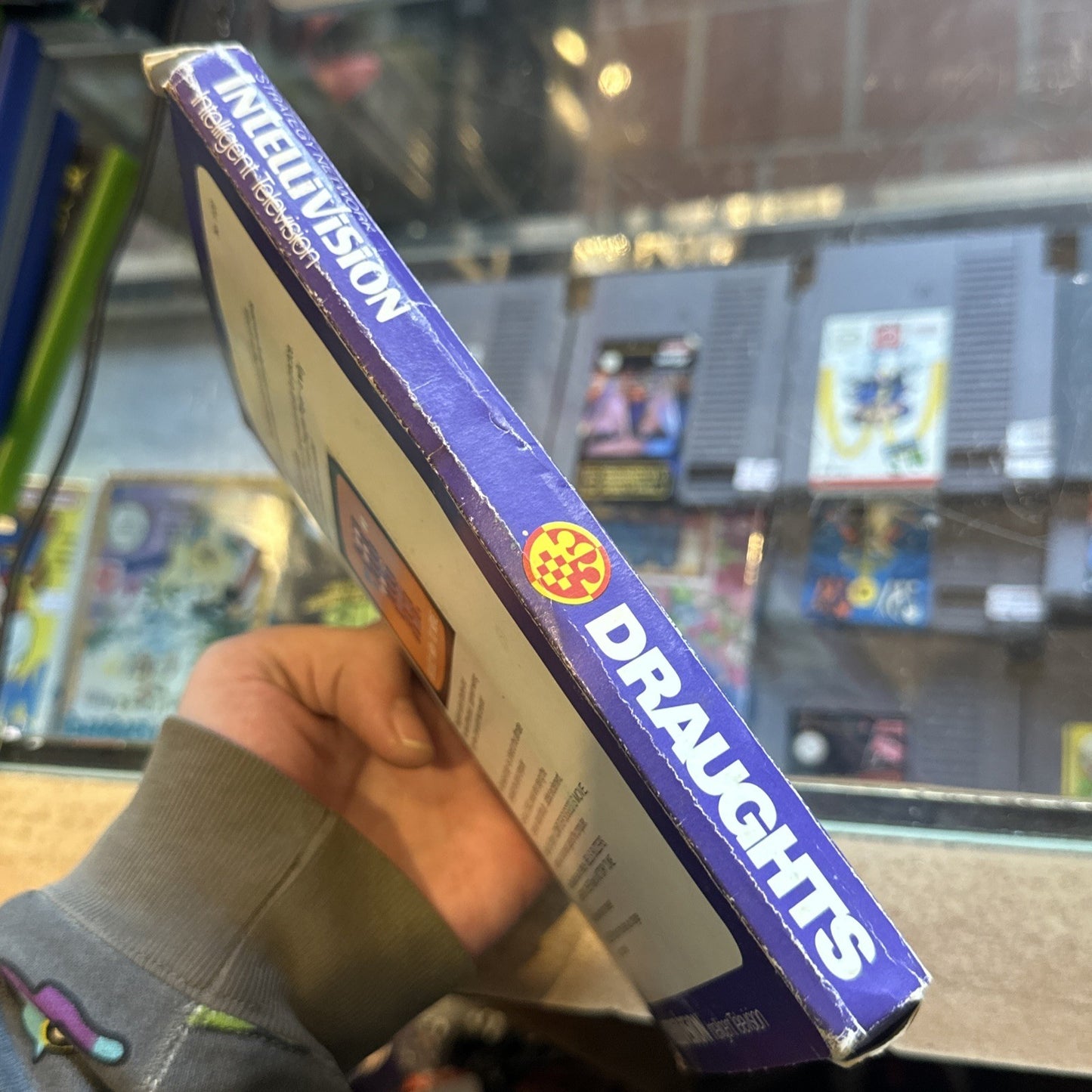 Draughts (Checkers) Intellivision Game + Manual & Overlays (1979) Boxed Complete