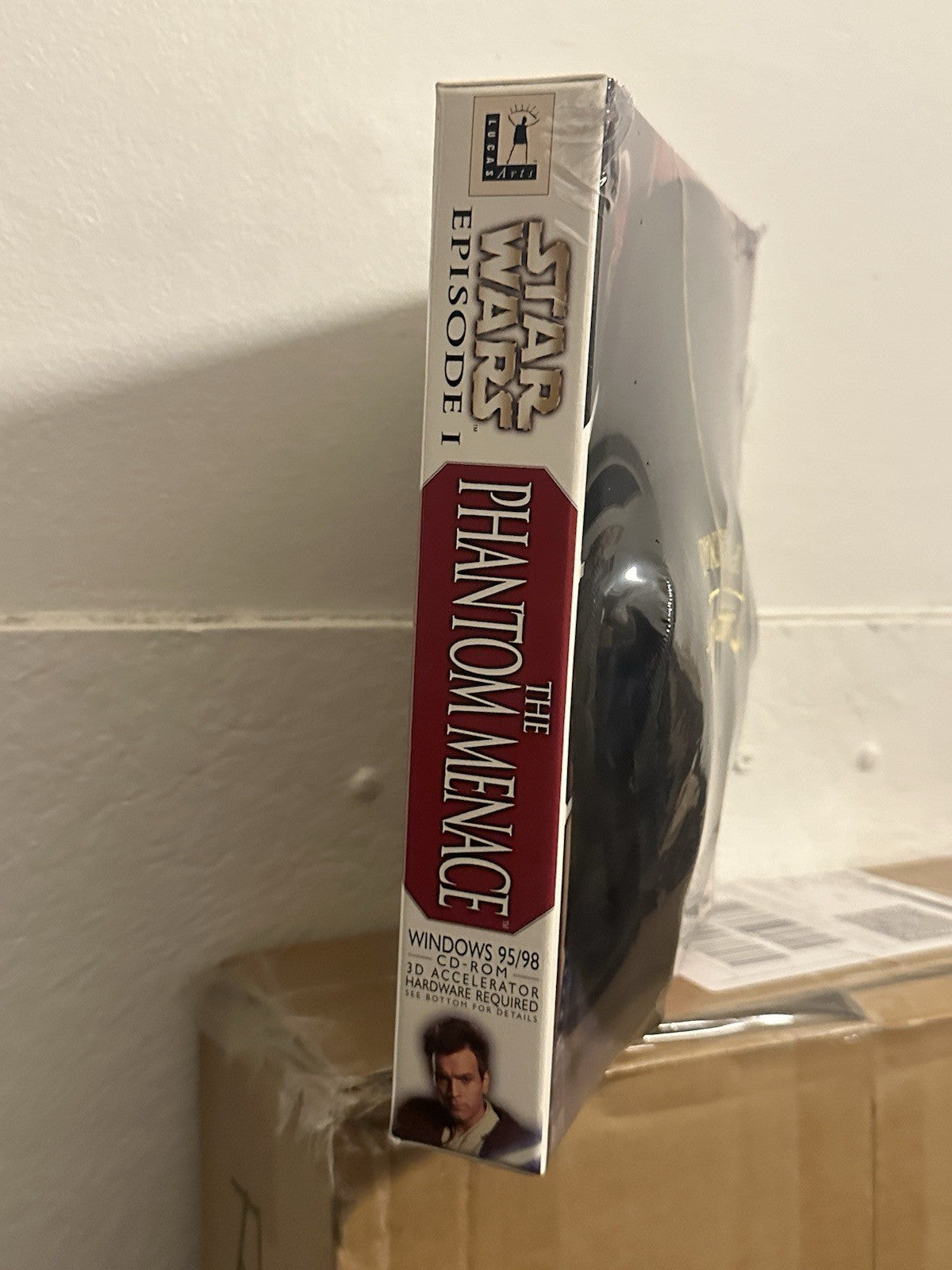 Star Wars: The Phantom Menace Big Box PC + Hat • Windows 95/98 BRAND NEW SEALED