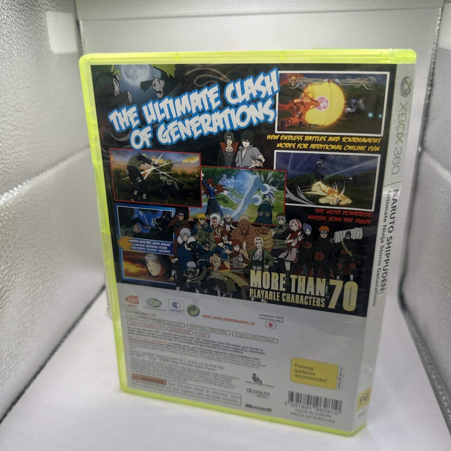 Naruto Shippuden: Ultimate Ninja Storm Generations • Xbox 360 + Manual • PAL AUS