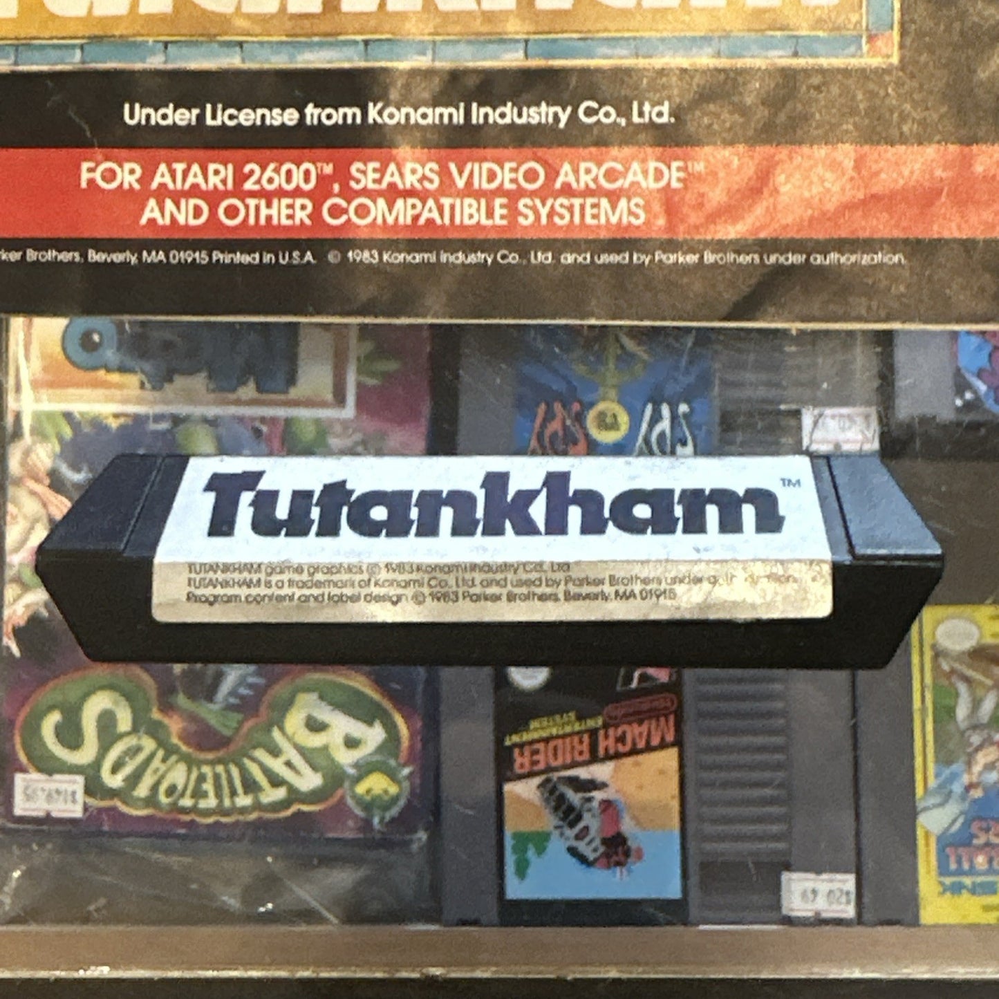 Tutankham • Atari 2600 Game + Manual (1983) Konami • Tutankhamen