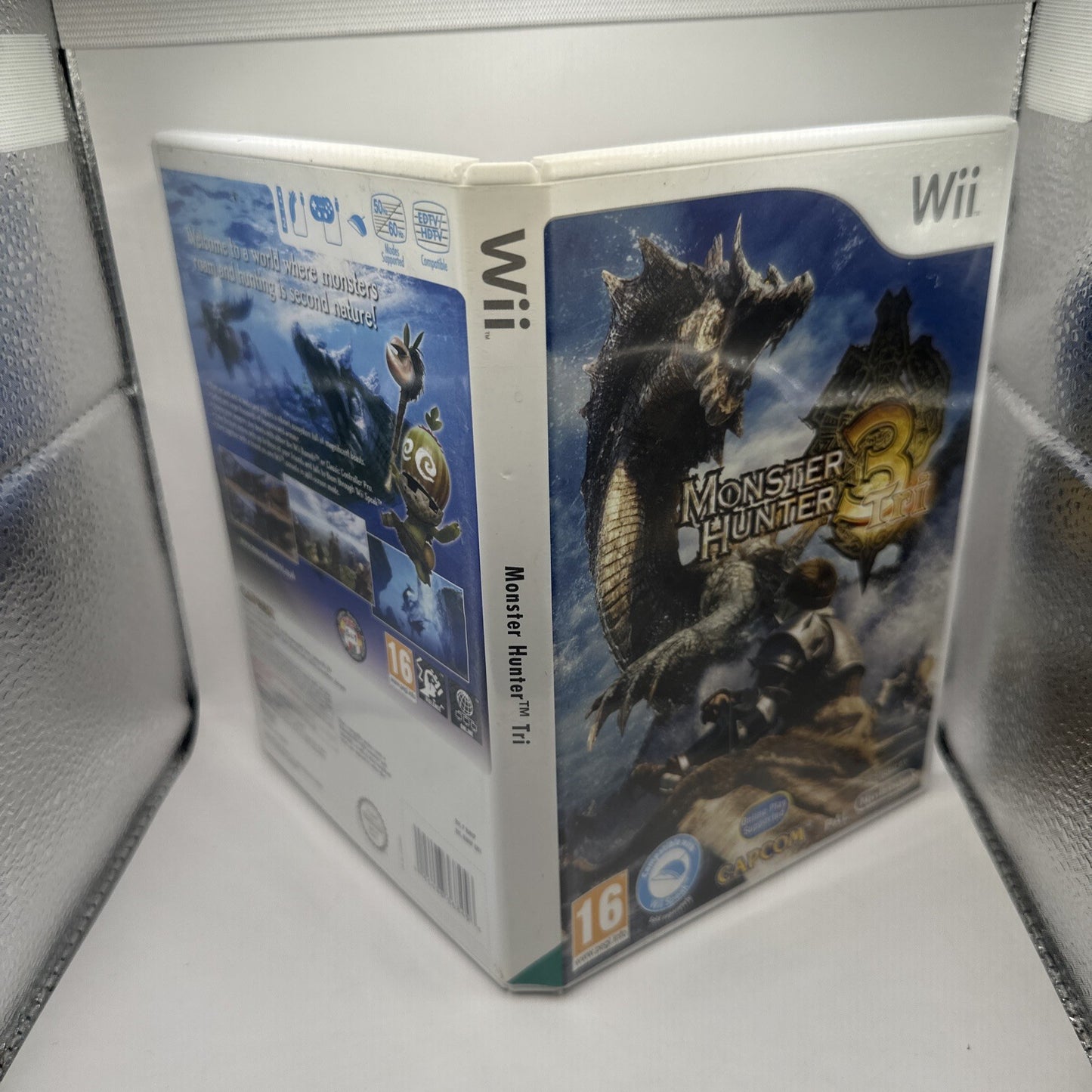 Monster Hunter 3 Tri • Nintendo Wii Game + Manual (2009) Complete CIB • Capcom