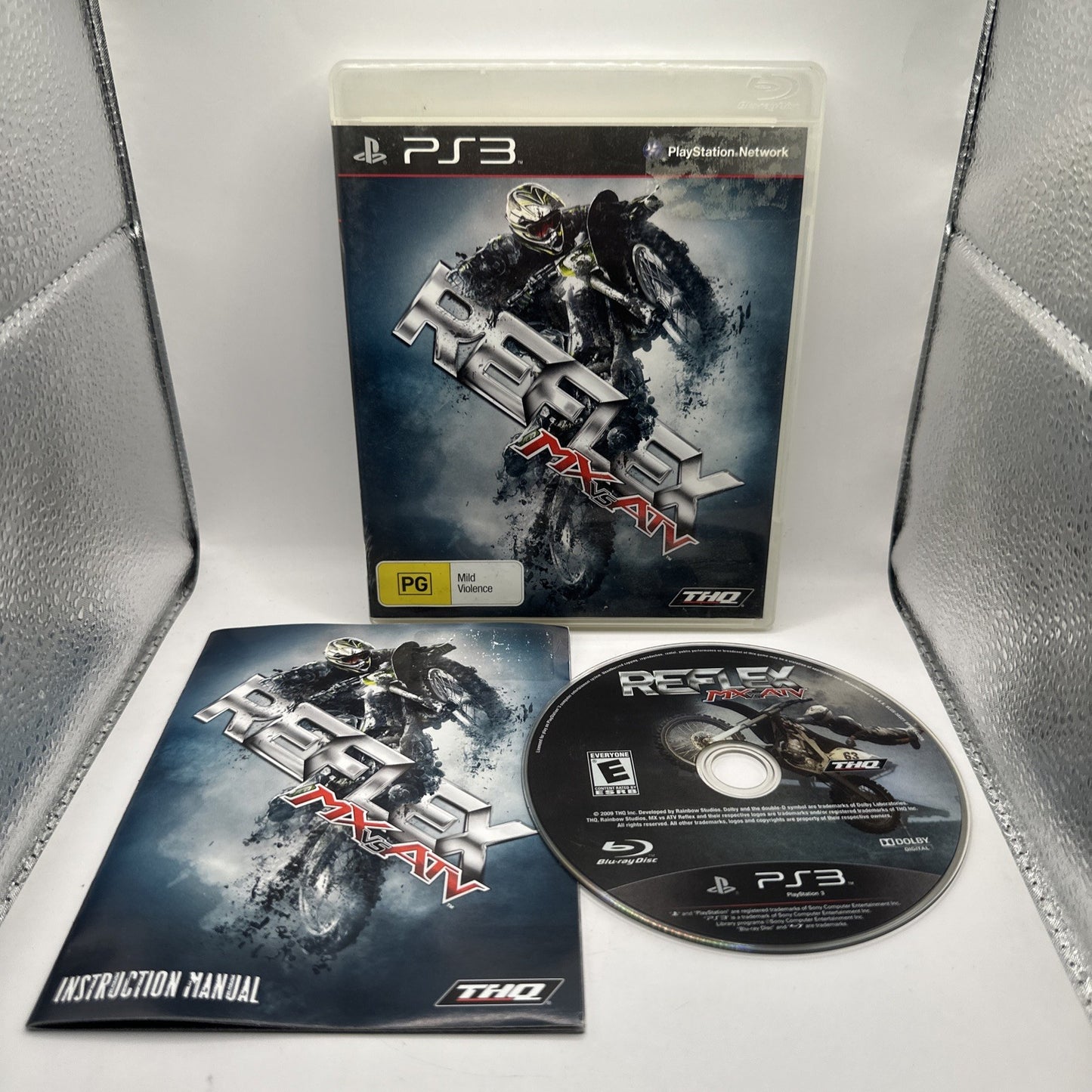 MX Vs ATV Reflex • Sony Playstation 3 PS3 Game + Manual (2009) Complete • AUS