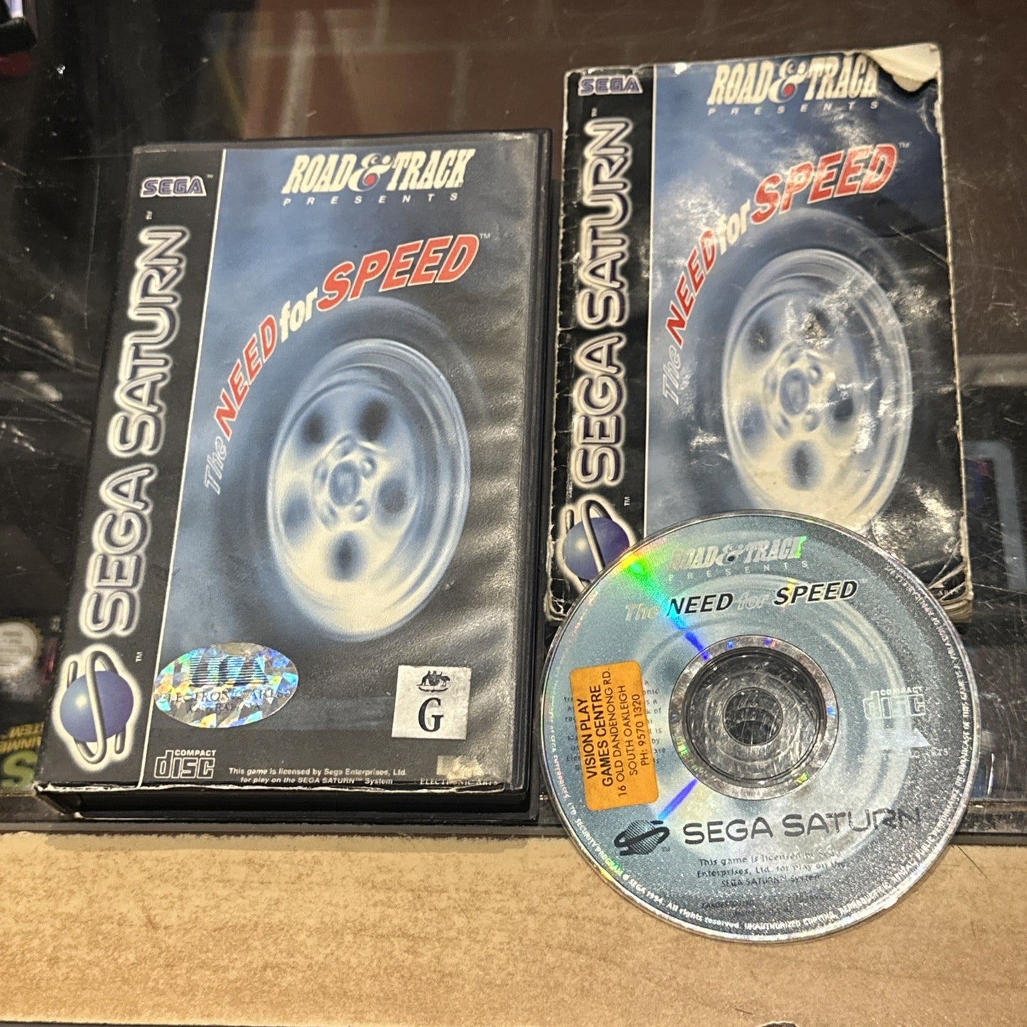The Need For Speed • Sega Saturn Game + Manual PAL (1996) Complete • Car Racing