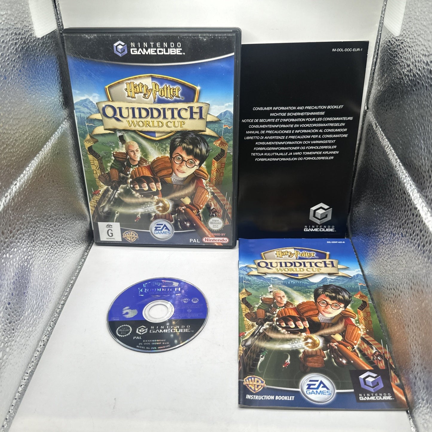 Harry Potter: Quidditch World Cup • Nintendo GameCube Game + Manual (2003) PAL
