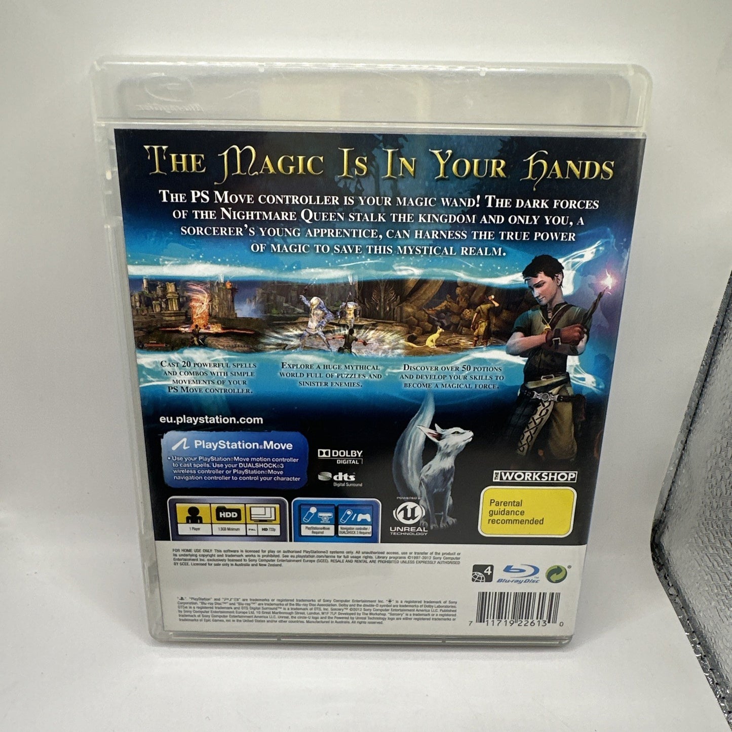 Sorcery • PlayStation 3 PS3 Game + Manual (2012) AUS • Complete • PS Move Games