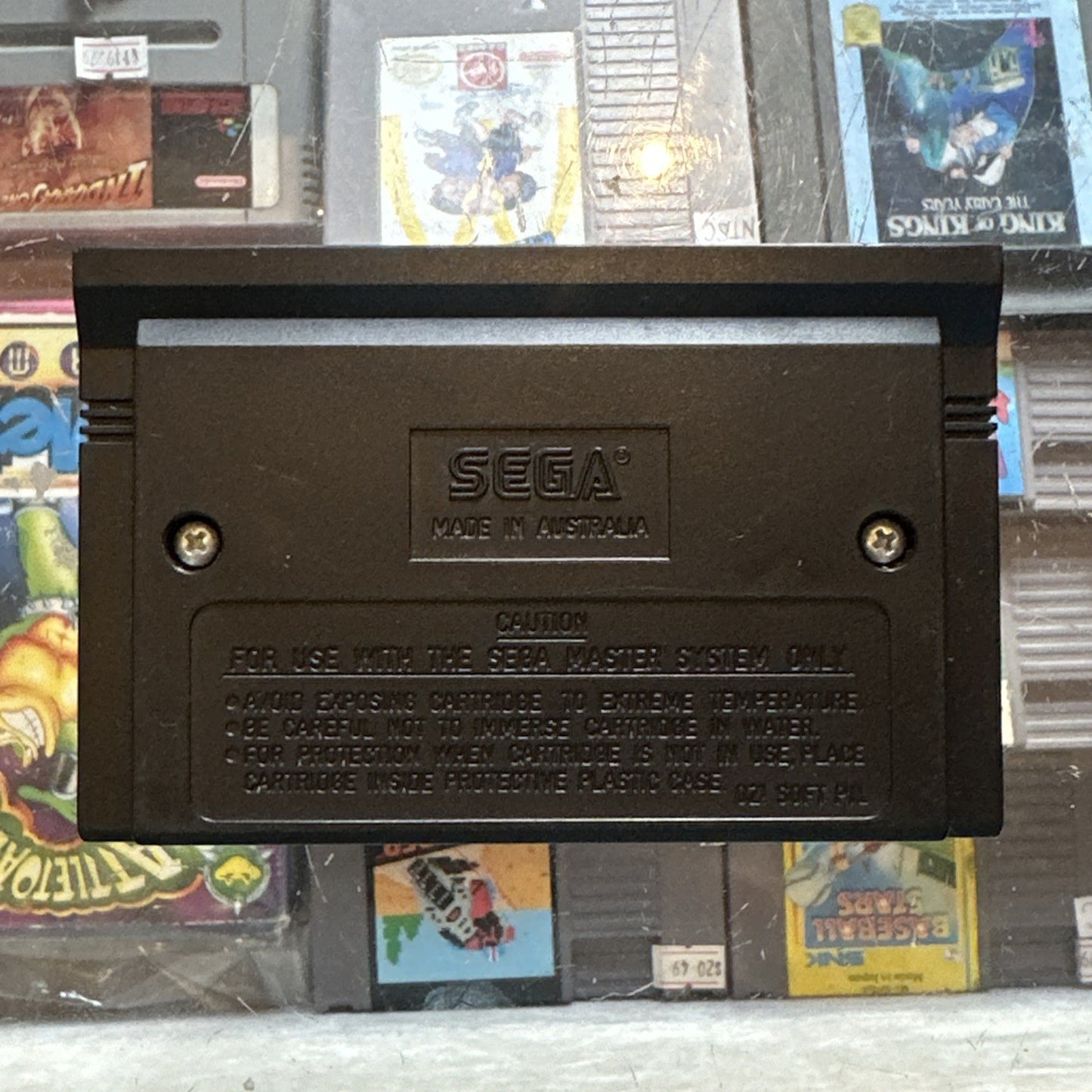 World Cup Italia ‘90 • SEGA Master System Game (1990) PAL • Soccer Football